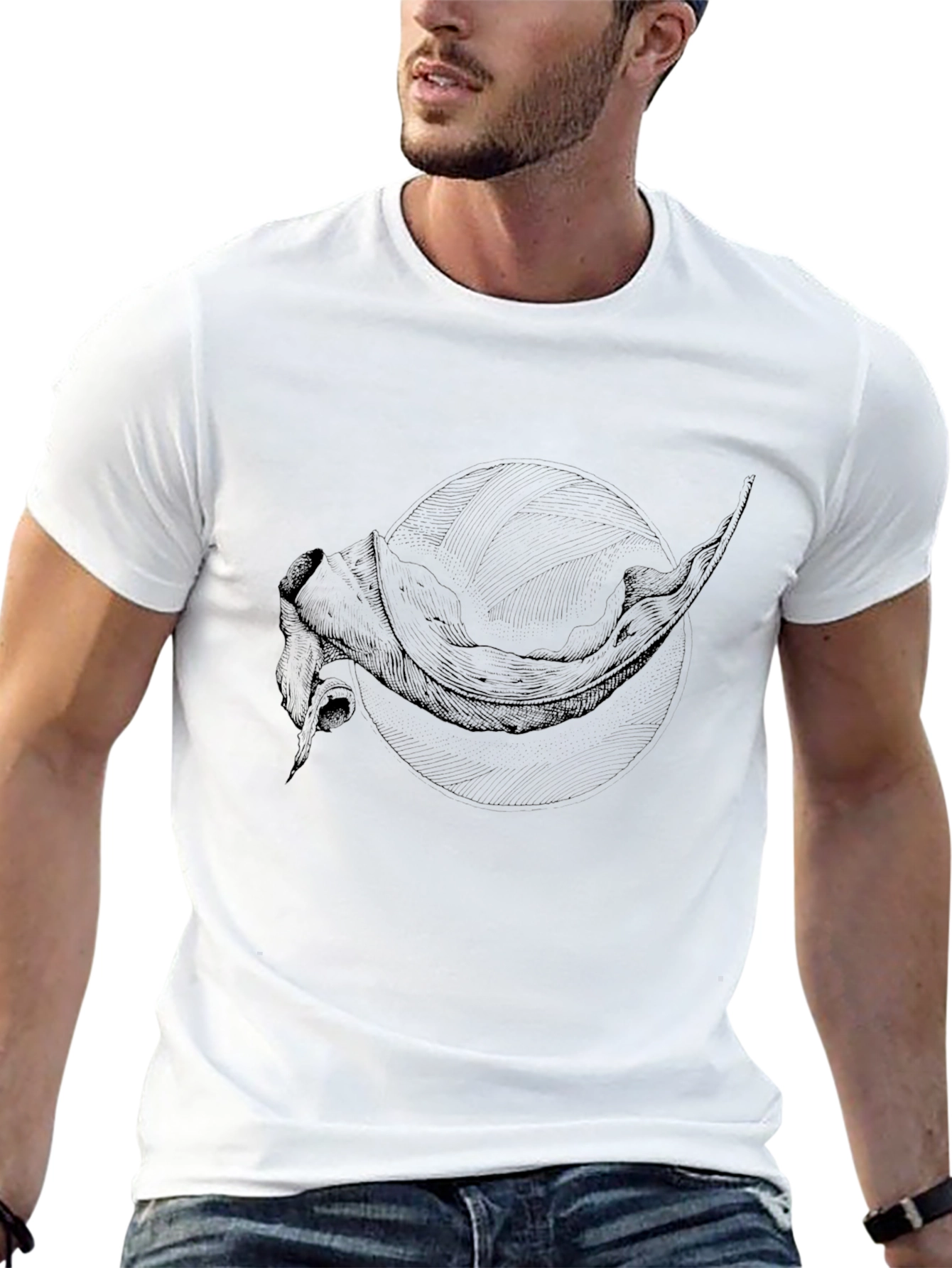 Mens Graphic Tee - Mysterious Tentacle Design