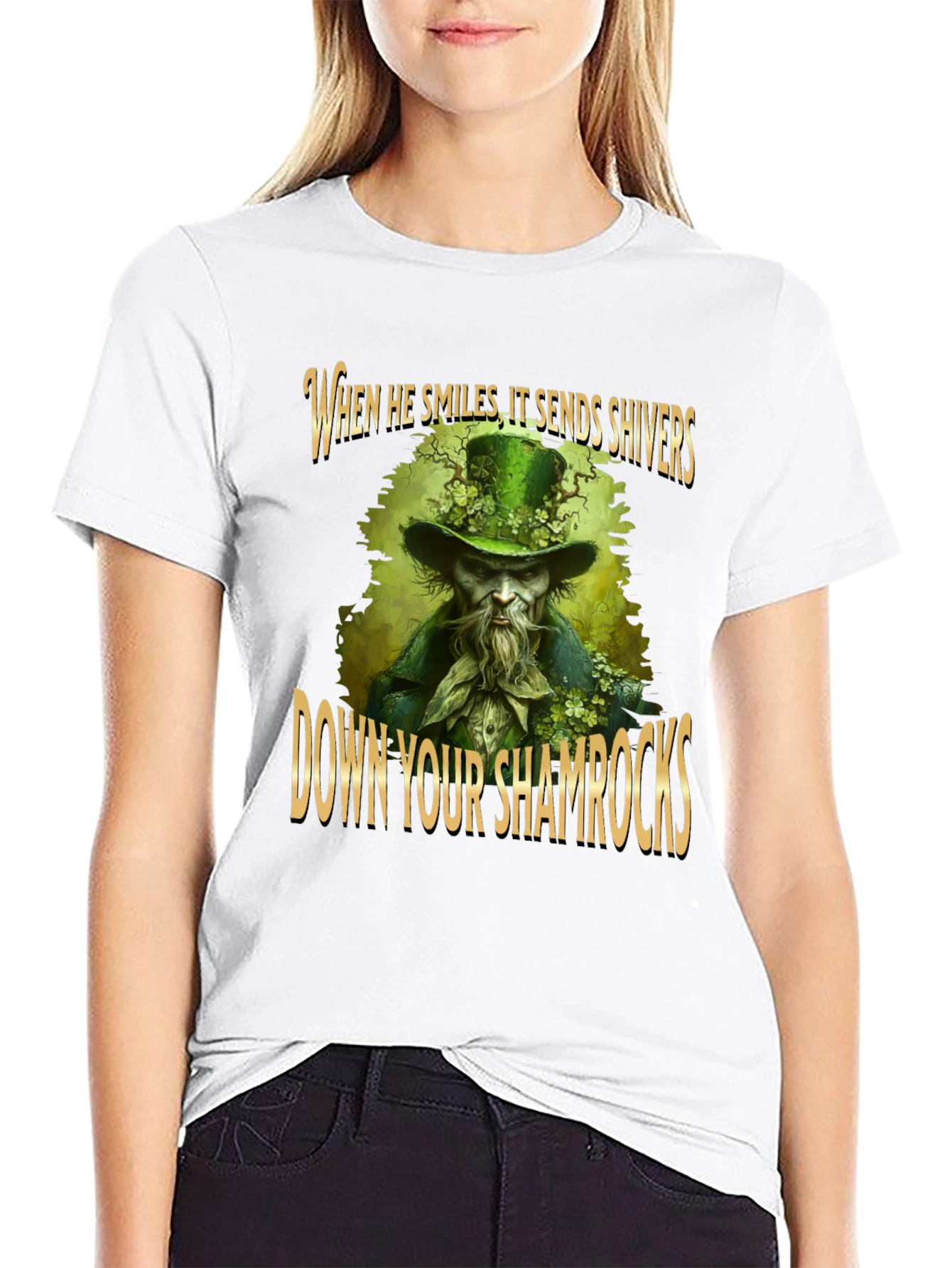 St. Patricks Day Shamrock Graphic Tee
