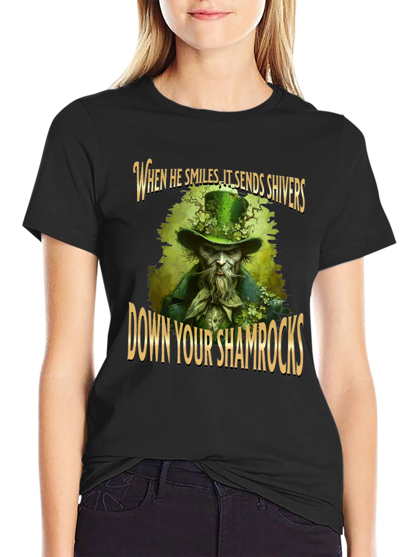 St. Patricks Day Shamrock Graphic Tee