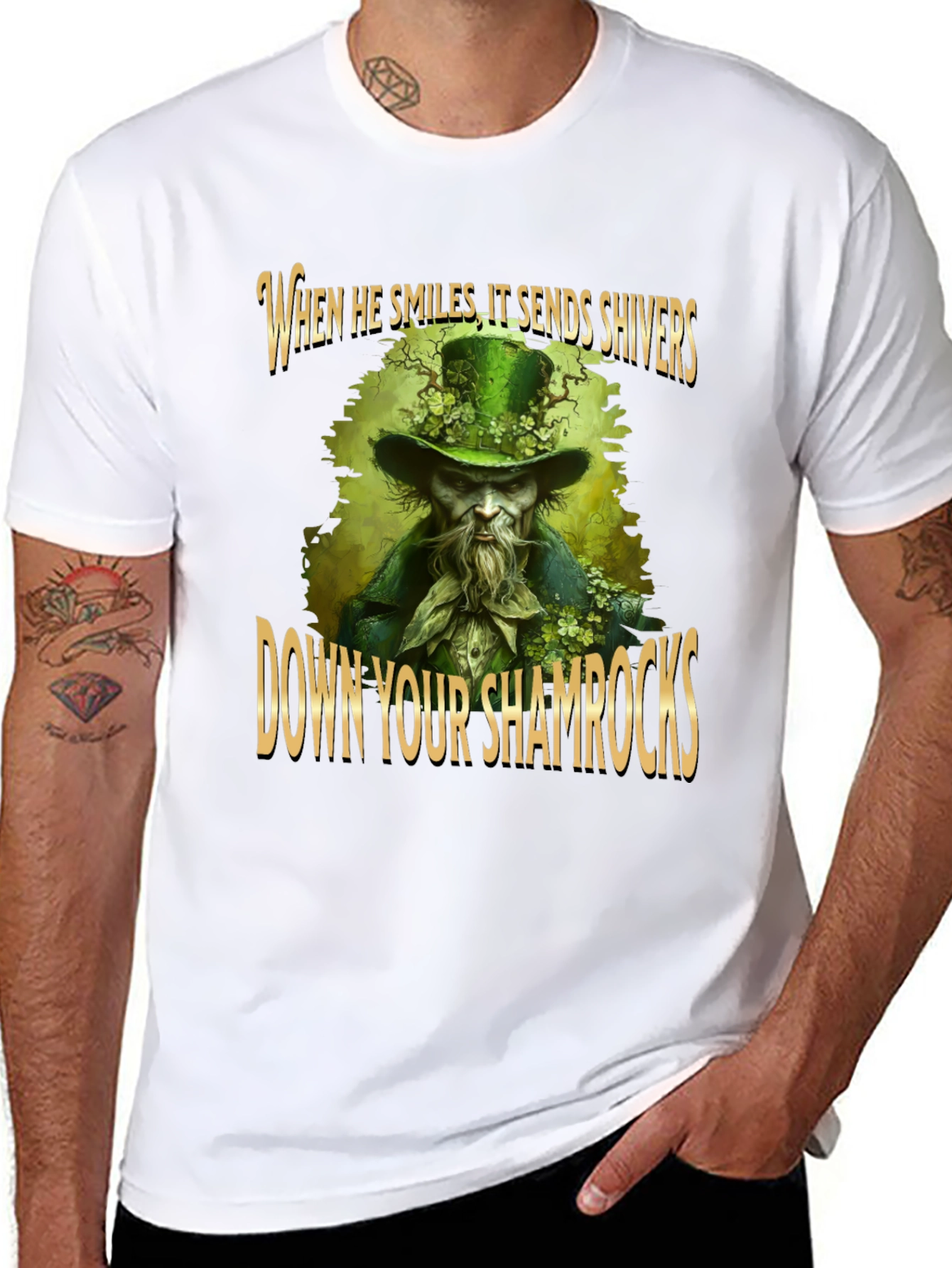 St. Patricks Day Shamrock Graphic Tee