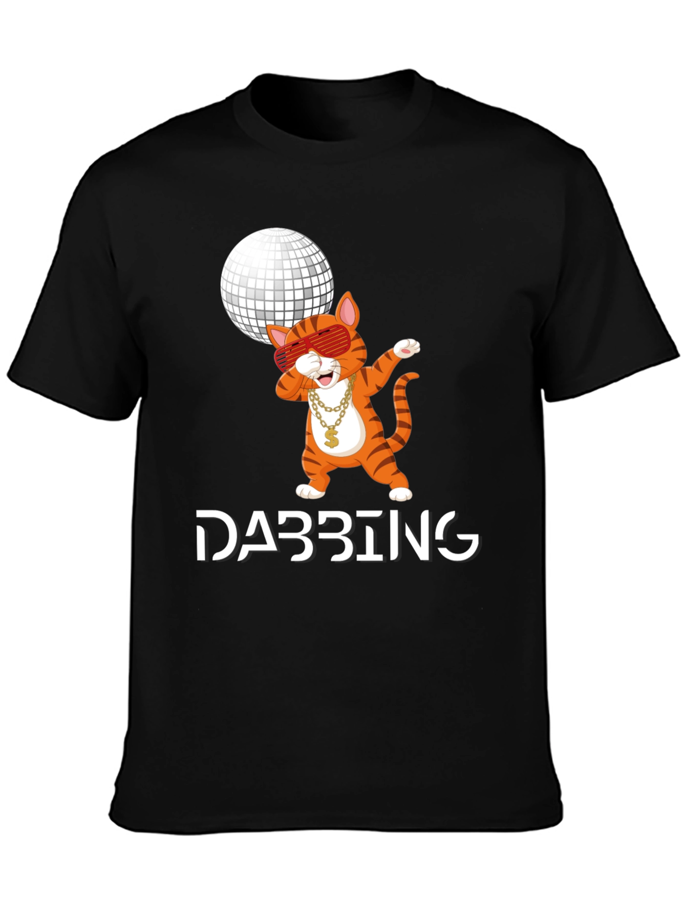 Dabbing Cat T-Shirt - Funny Graphic Tee