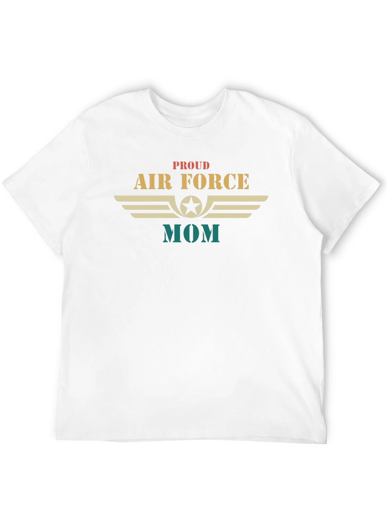 Proud Air Force Mom Graphic T-Shirt