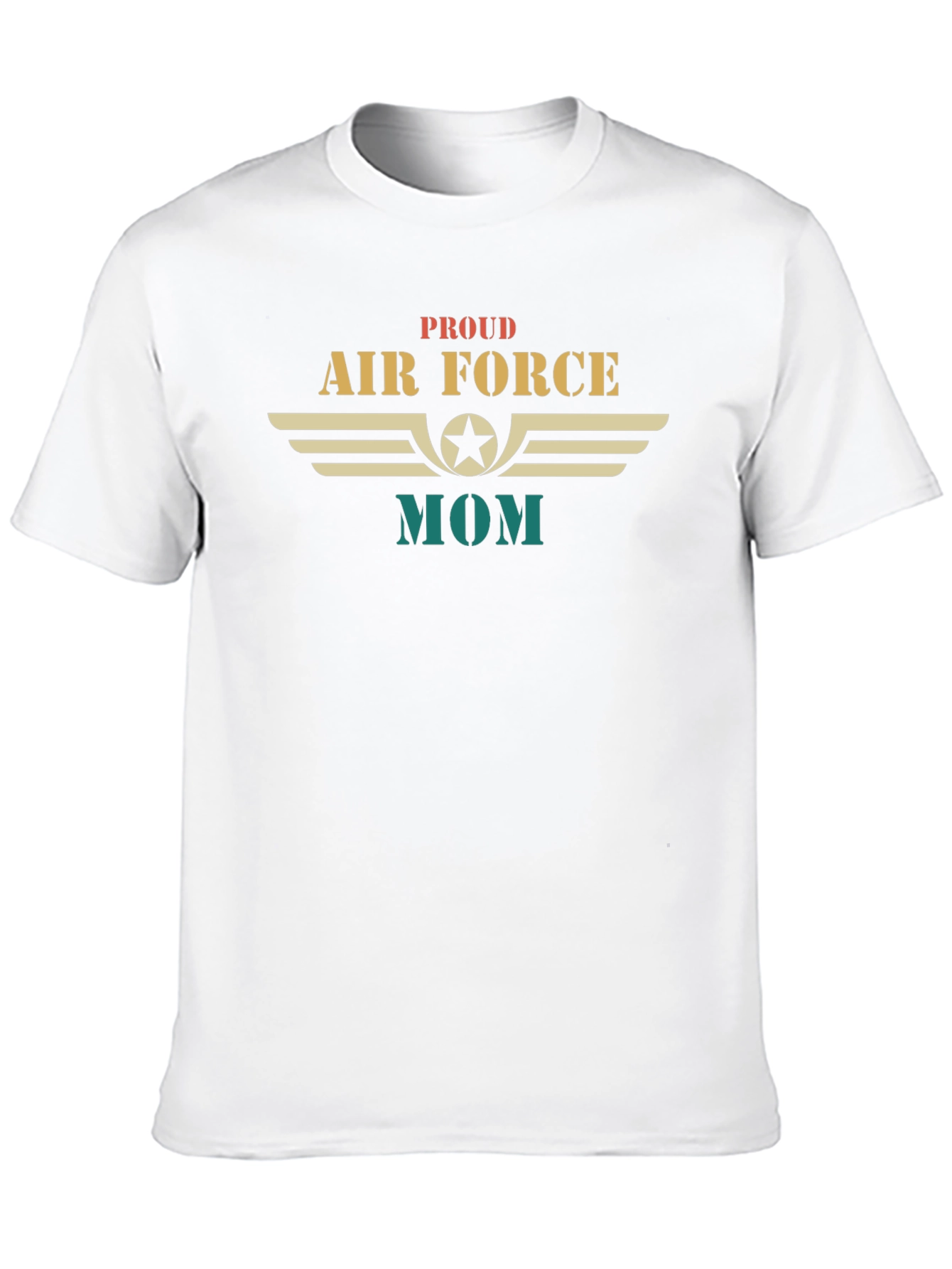 Proud Air Force Mom Graphic T-Shirt