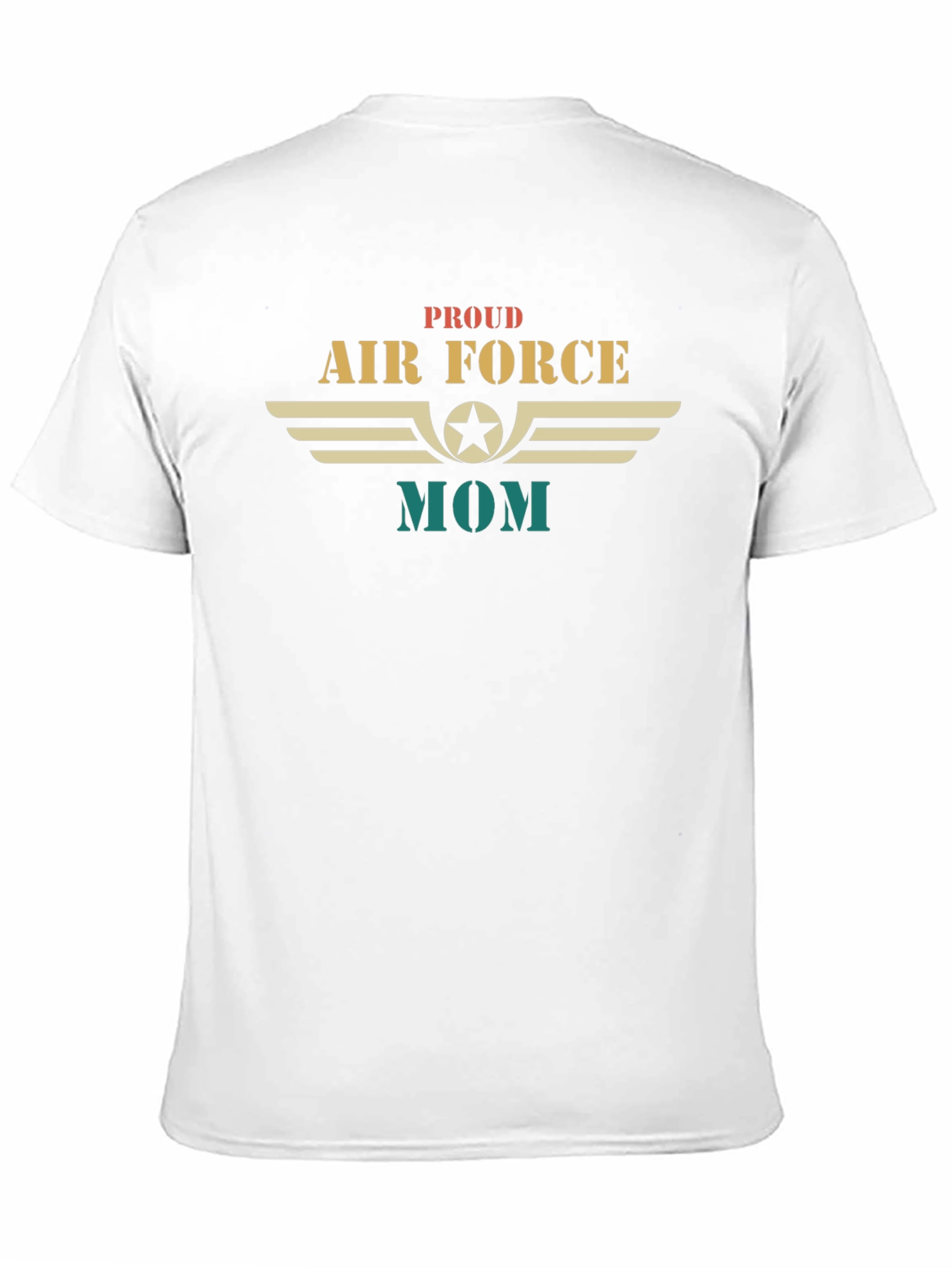 Proud Air Force Mom Graphic T-Shirt