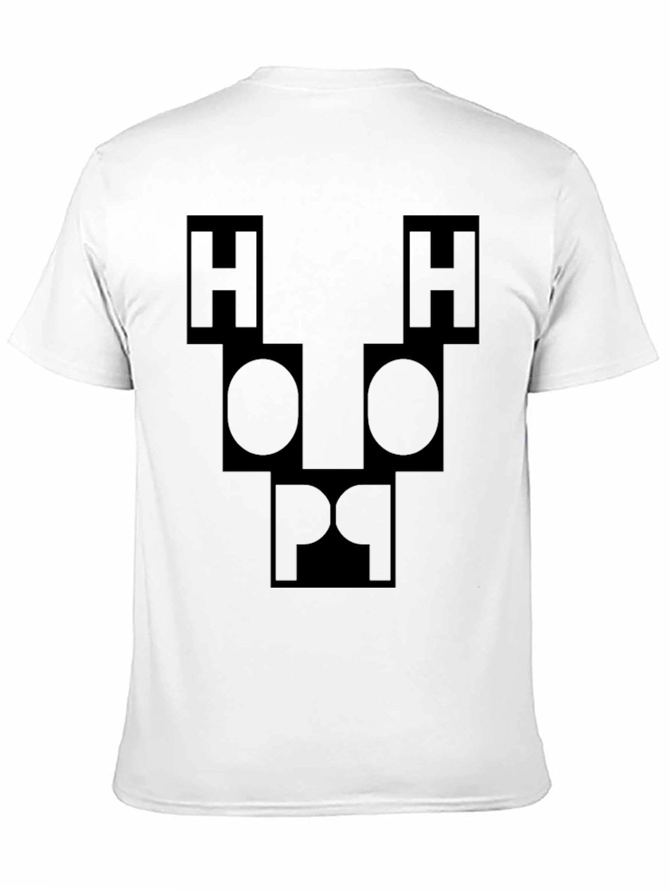 Abstract Face Graphic Tee - Black Unisex T-Shirt