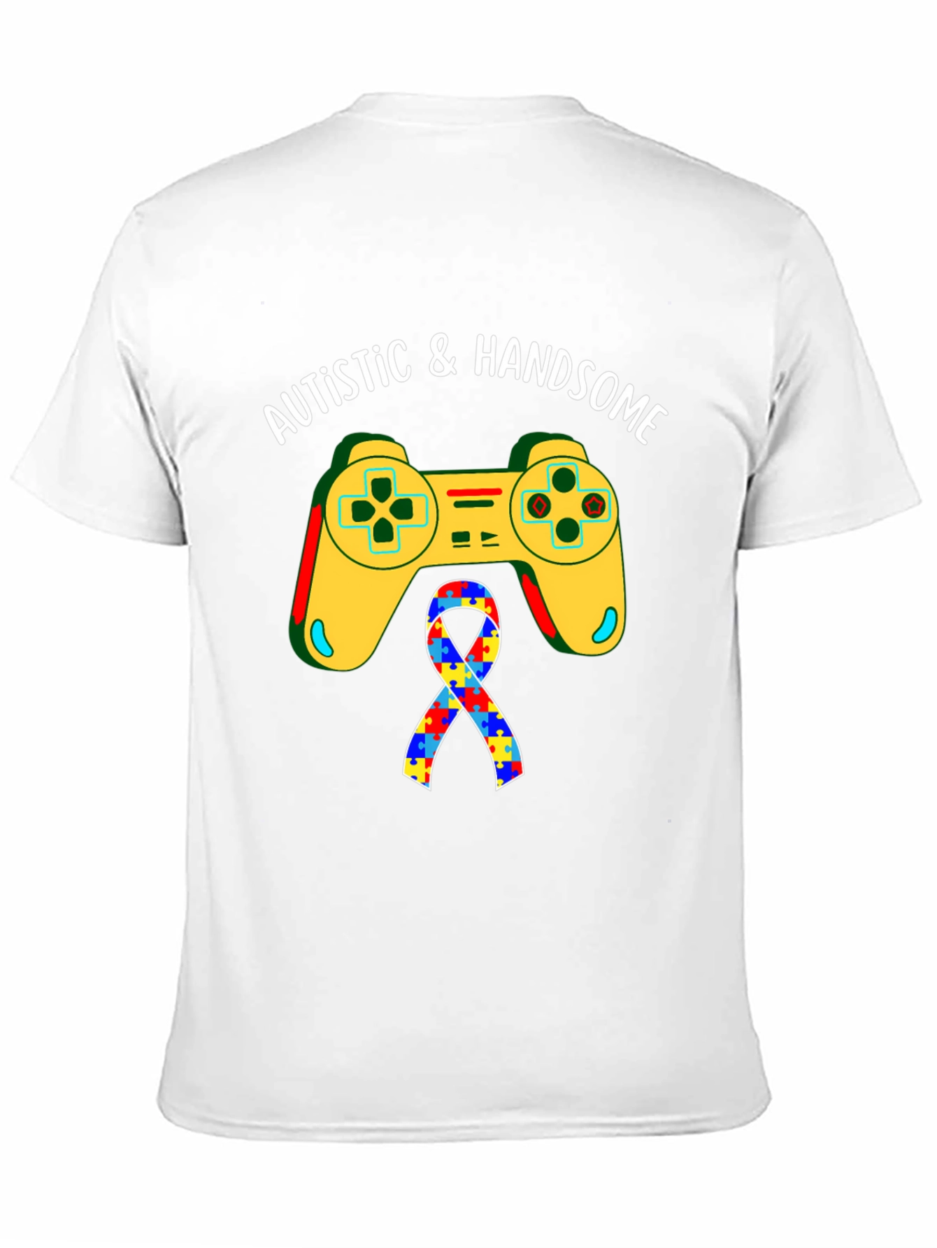 Autistic & Handsome Gaming T-Shirt