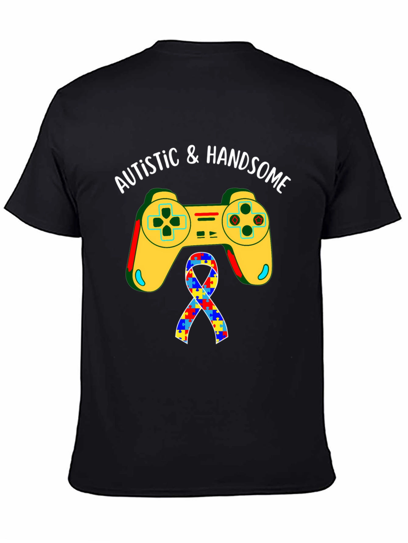 Autistic & Handsome Gaming T-Shirt
