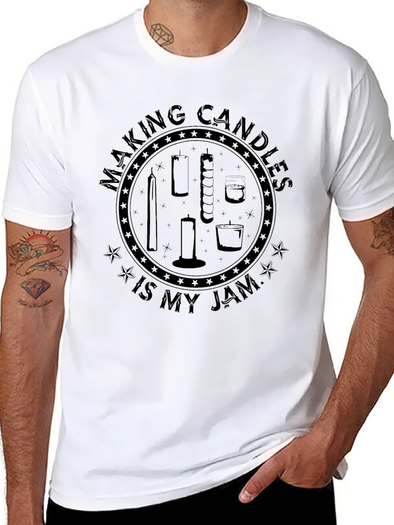 Making Candles is My Jam - Funny Hobby T-Shirt