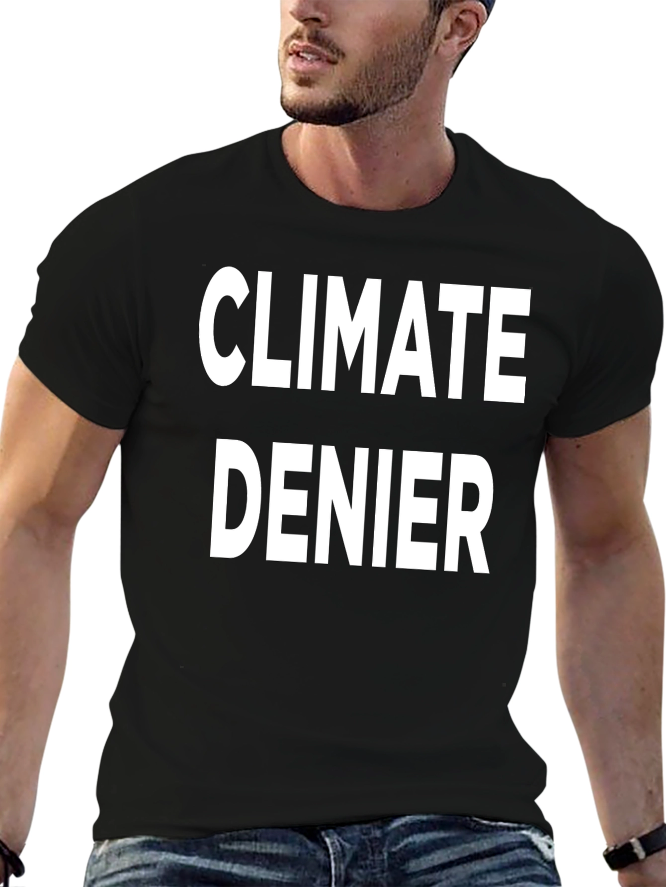 Climate Denier Graphic T-Shirt
