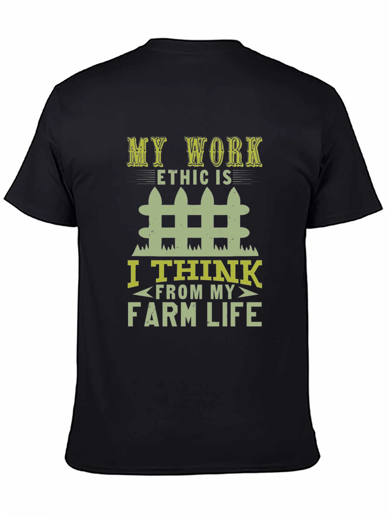Farm Life Work Ethic Graphic T-Shirt