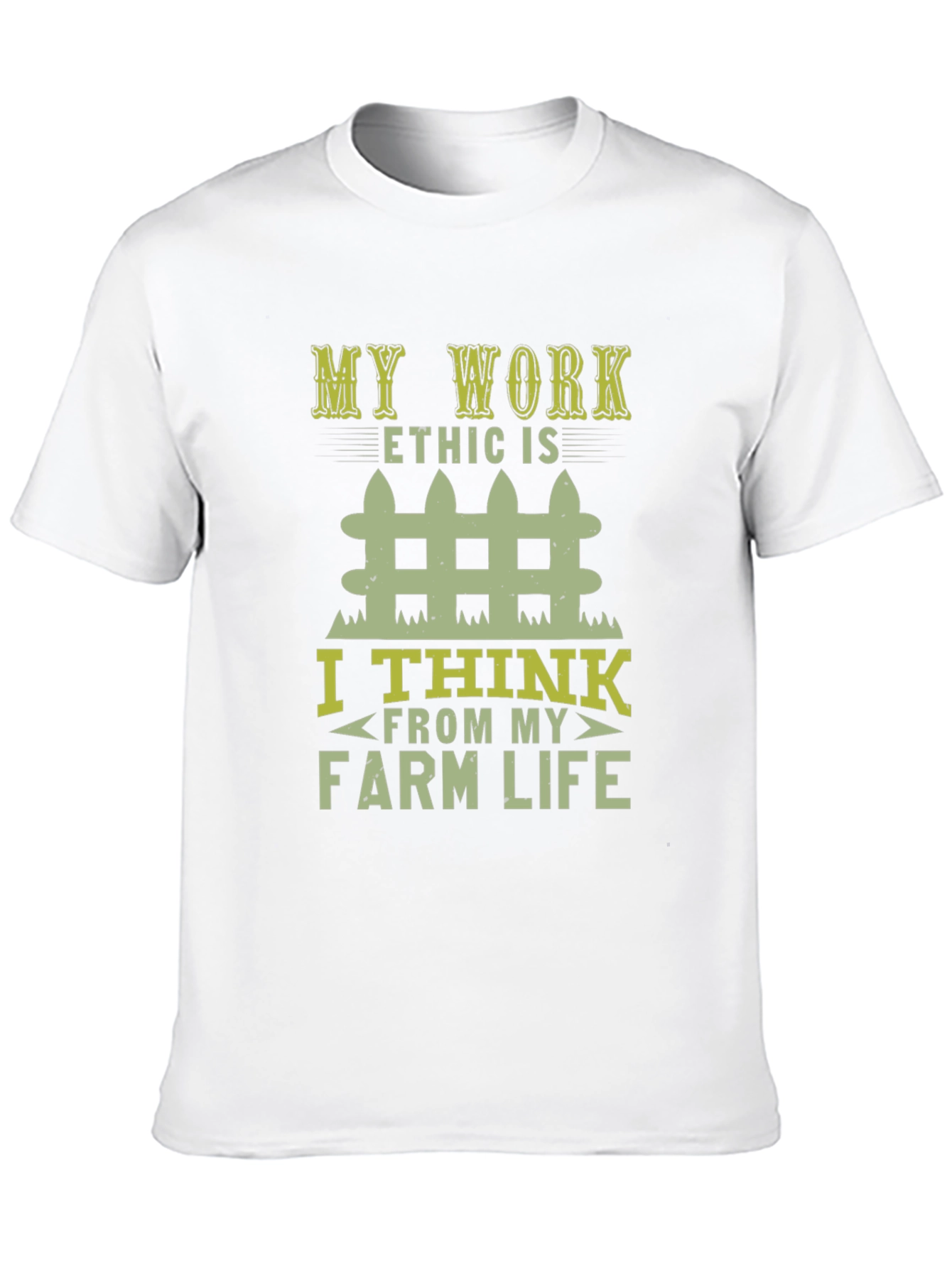 Farm Life Work Ethic Graphic T-Shirt