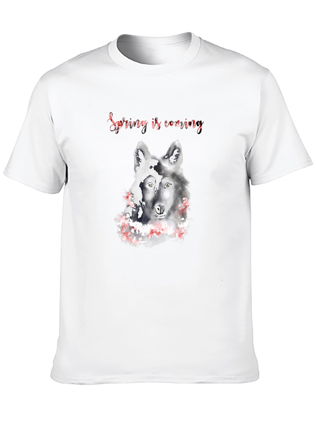 Spring Wolves Black T-Shirt