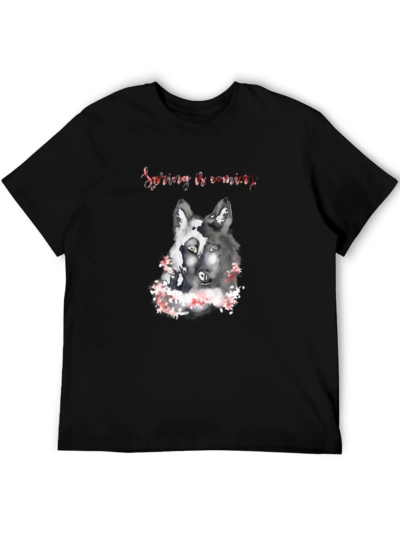 Spring Wolves Black T-Shirt