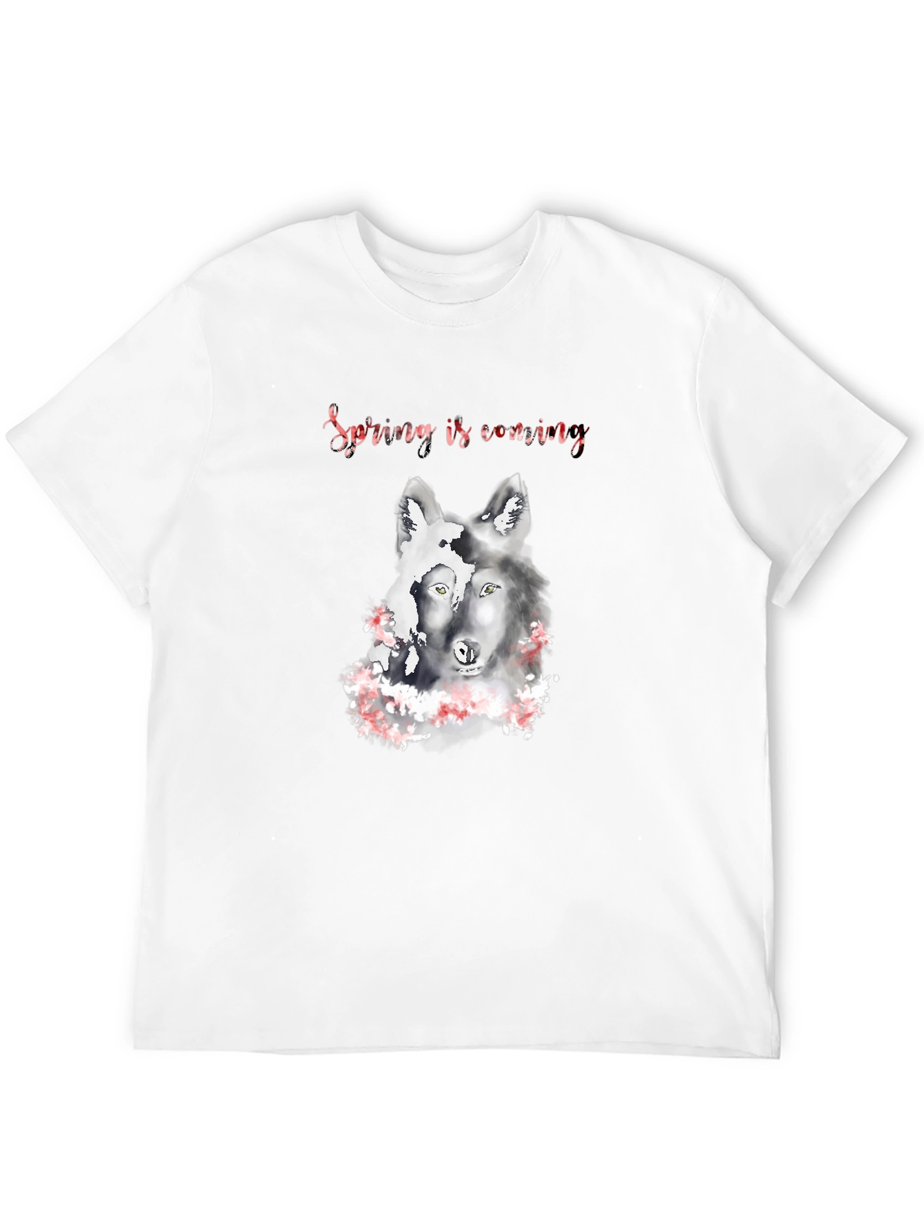 Spring Wolves Black T-Shirt