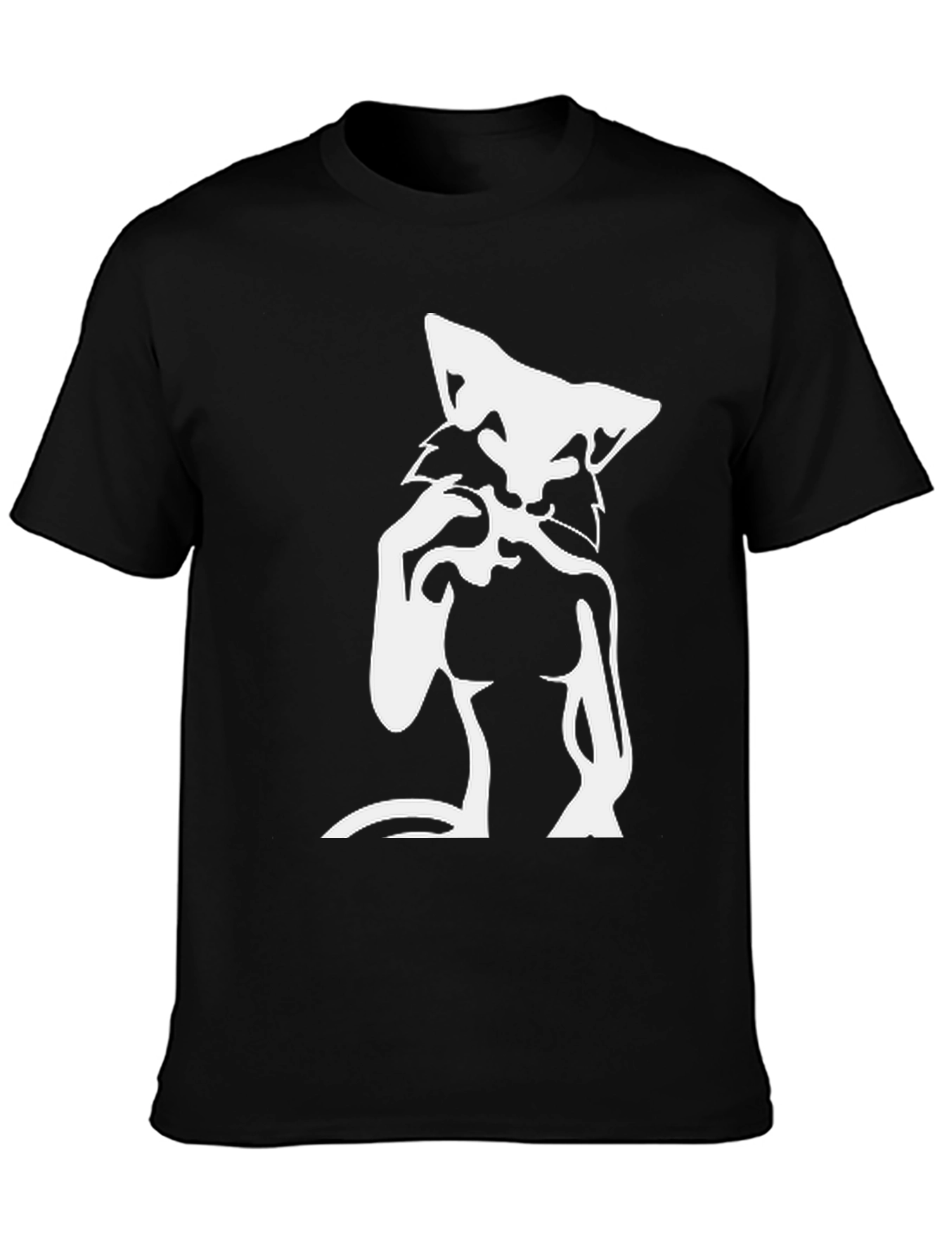 Wolf Graphic T-Shirt - Mens Black Tee