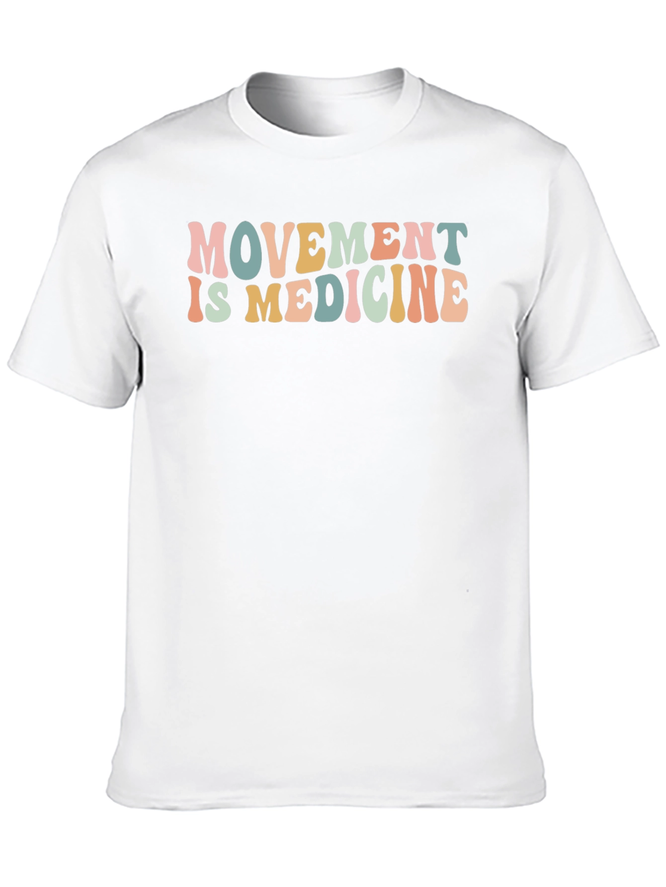 Movement Is Medicine T-Shirt - Graphic Print Tee