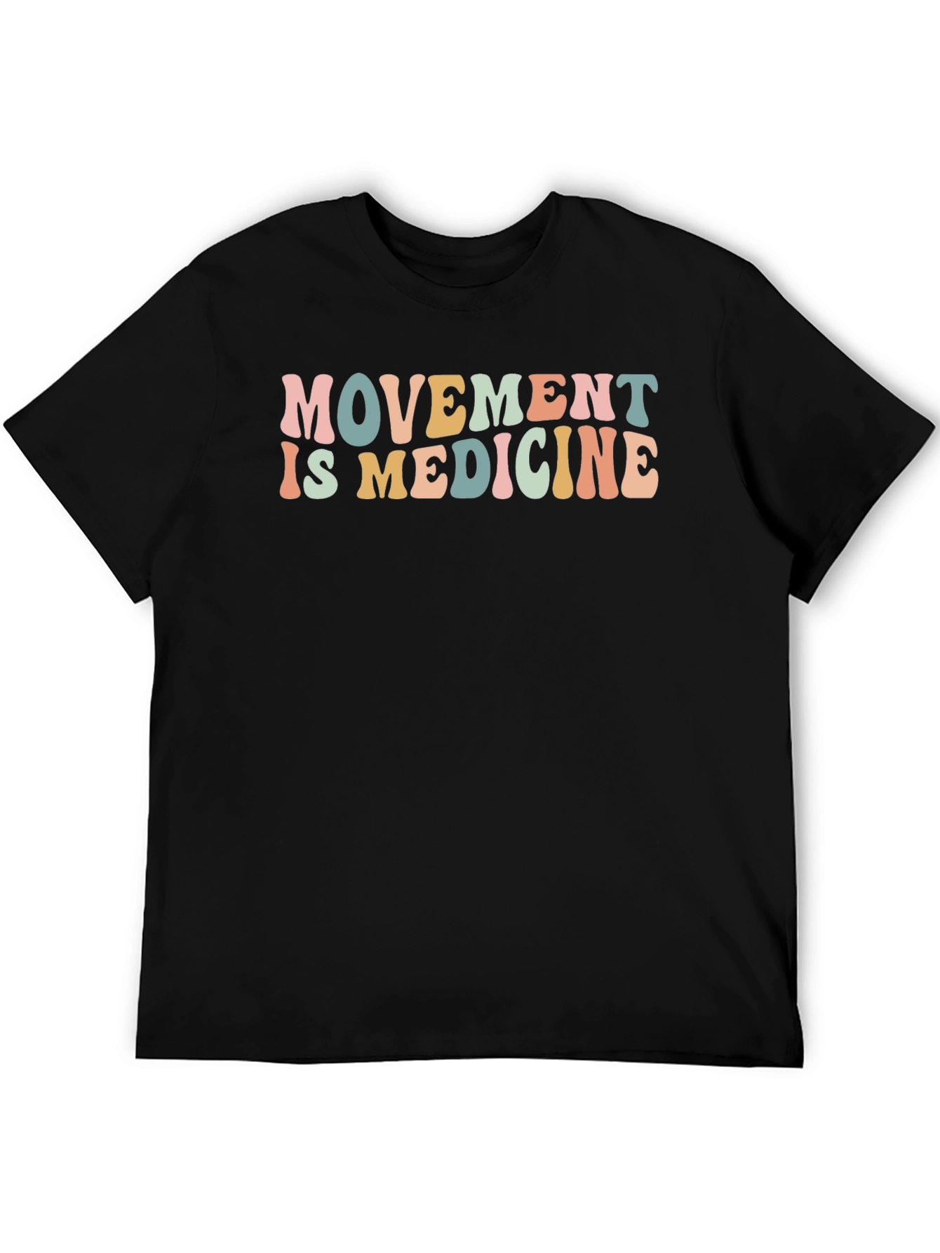 Movement Is Medicine T-Shirt - Graphic Print Tee