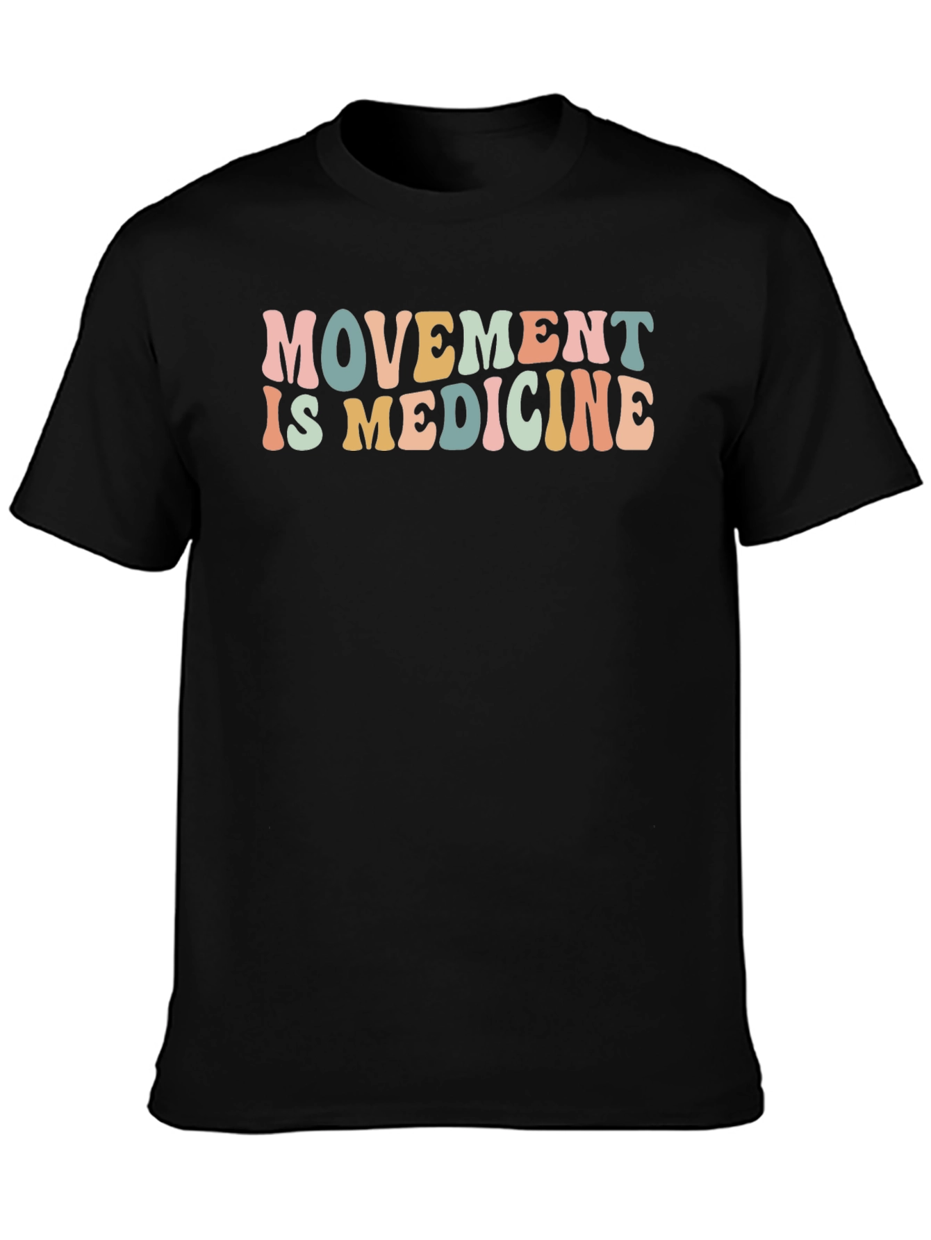 Movement Is Medicine T-Shirt - Graphic Print Tee