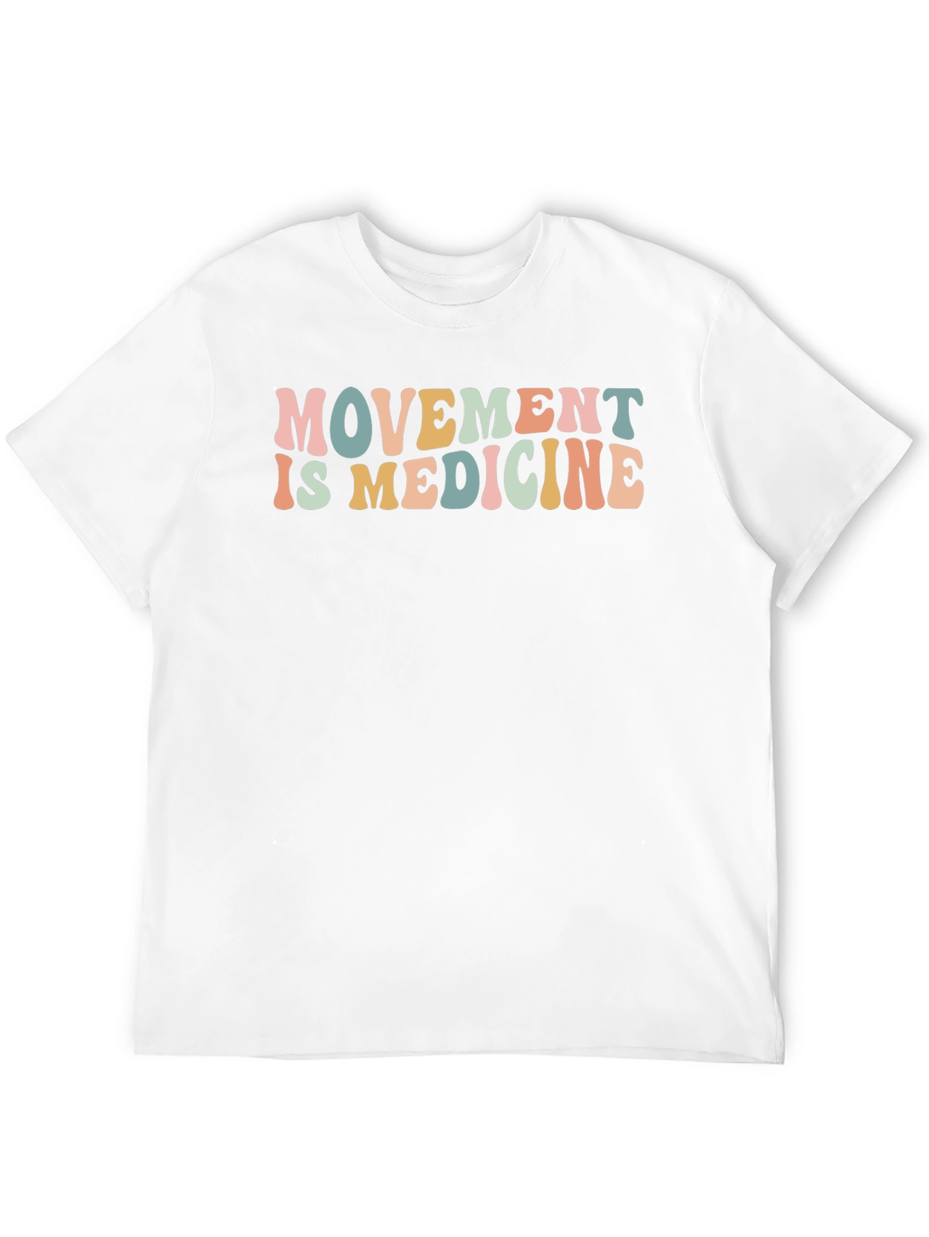 Movement Is Medicine T-Shirt - Graphic Print Tee