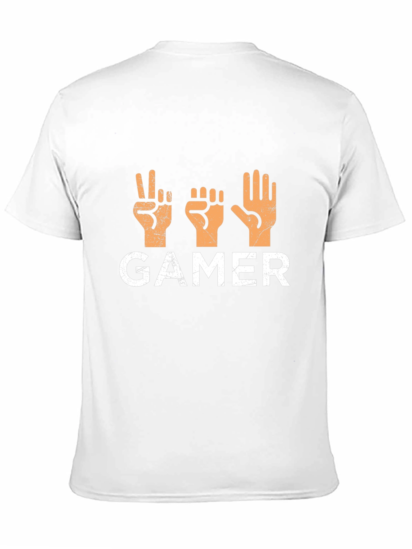 Gamer Rock Paper Scissors T-Shirt - Black