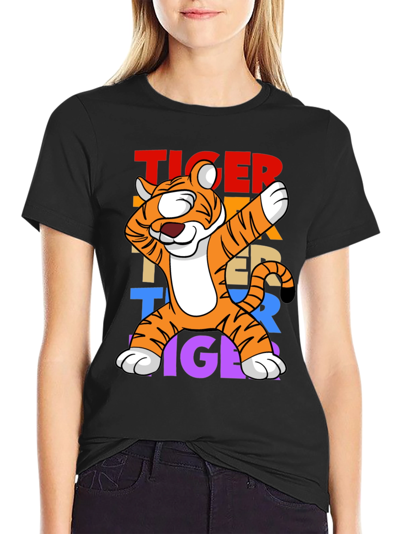 Dabbing Tiger Graphic Tee