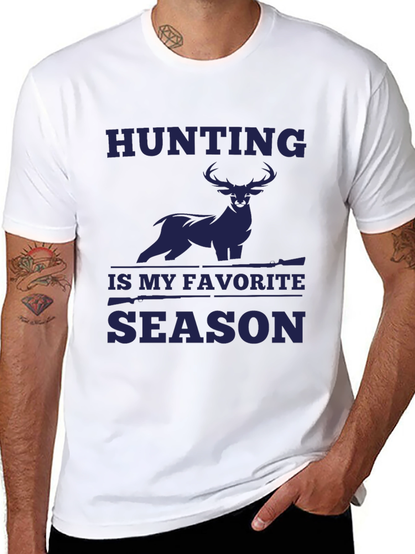 Hunting is My Favorite Season Deer Graphic Tee