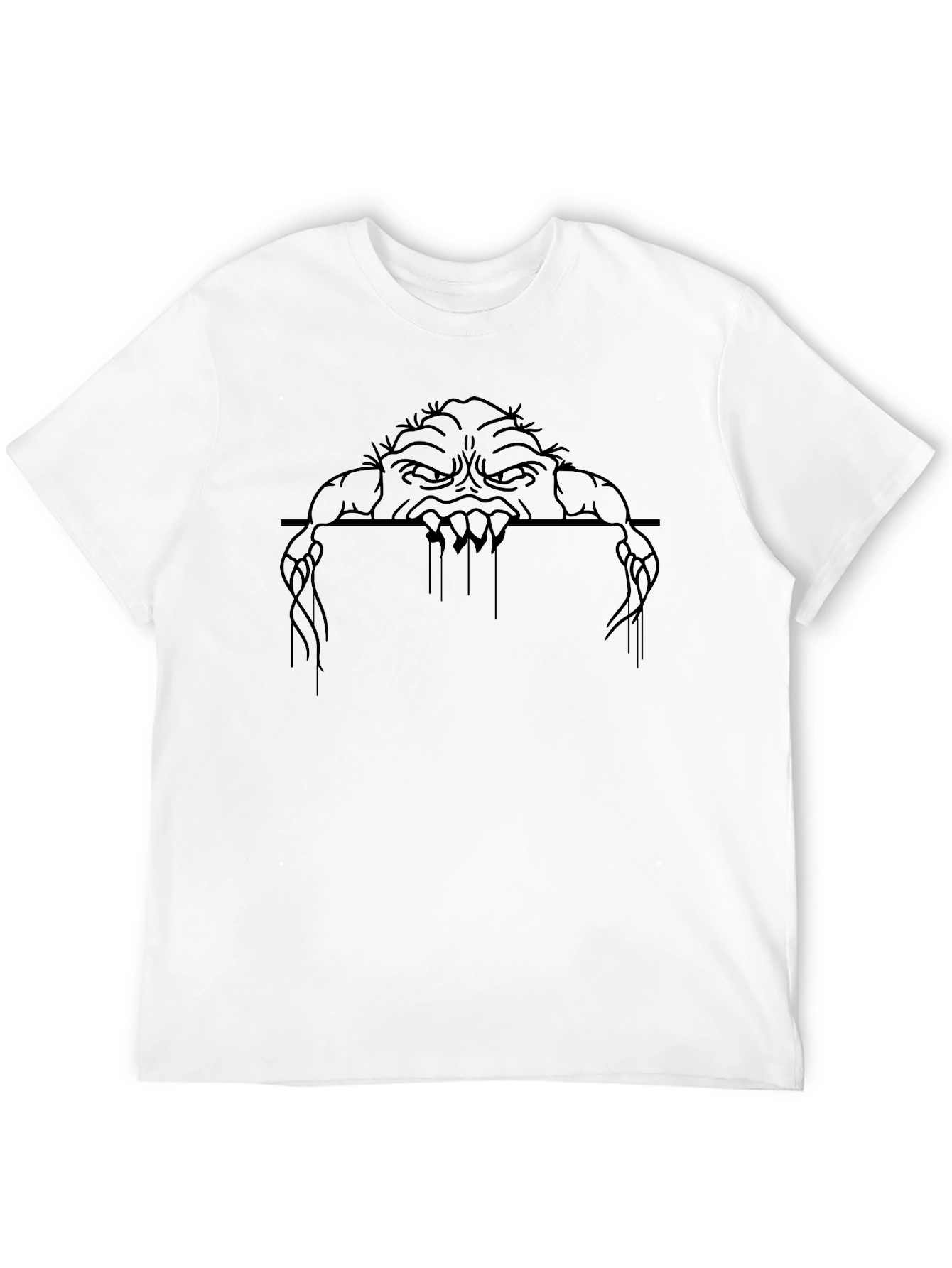 Monster Graphic Black T-Shirt