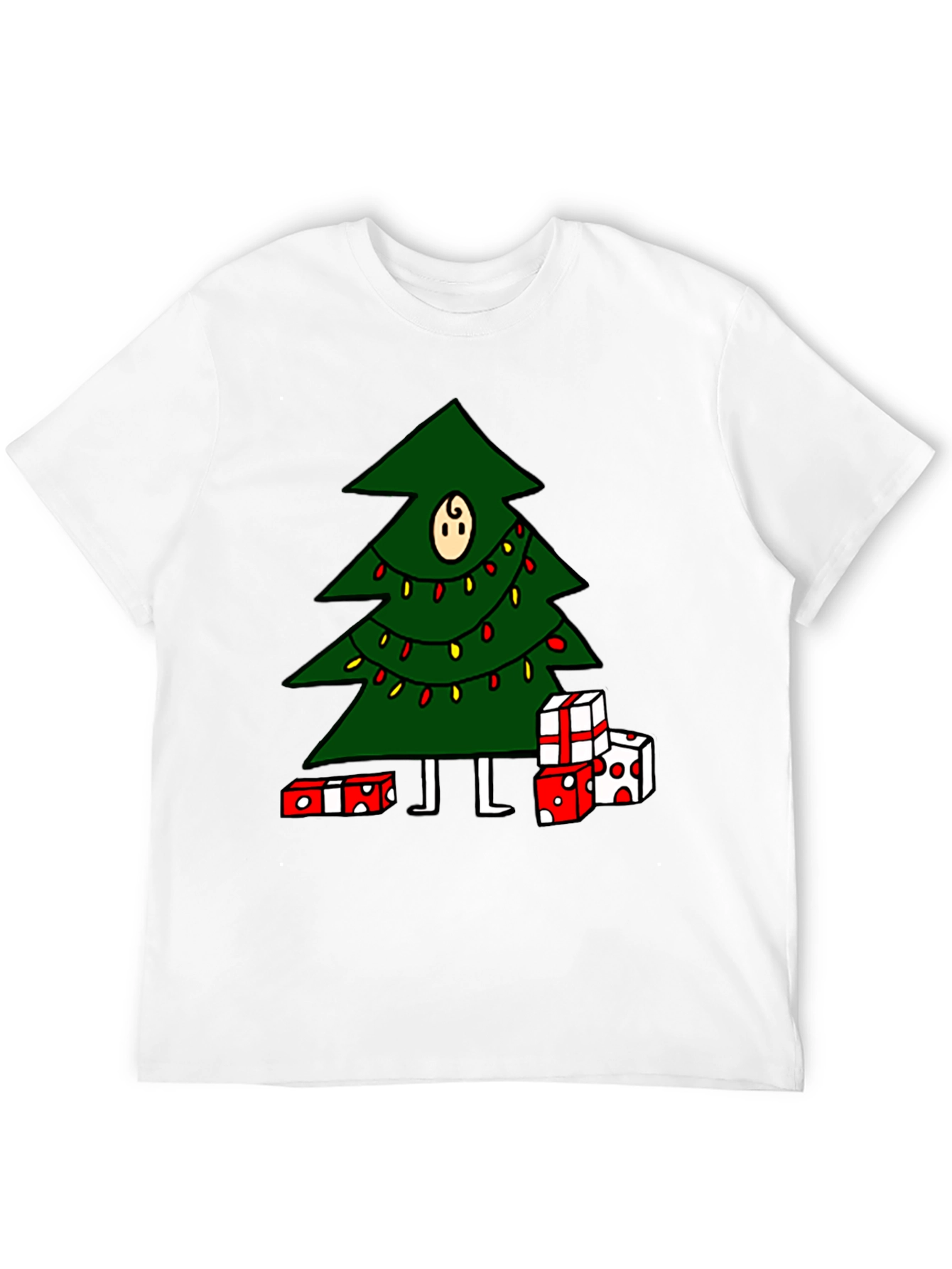 Christmas Tree Graphic Tee - Holiday Fun!