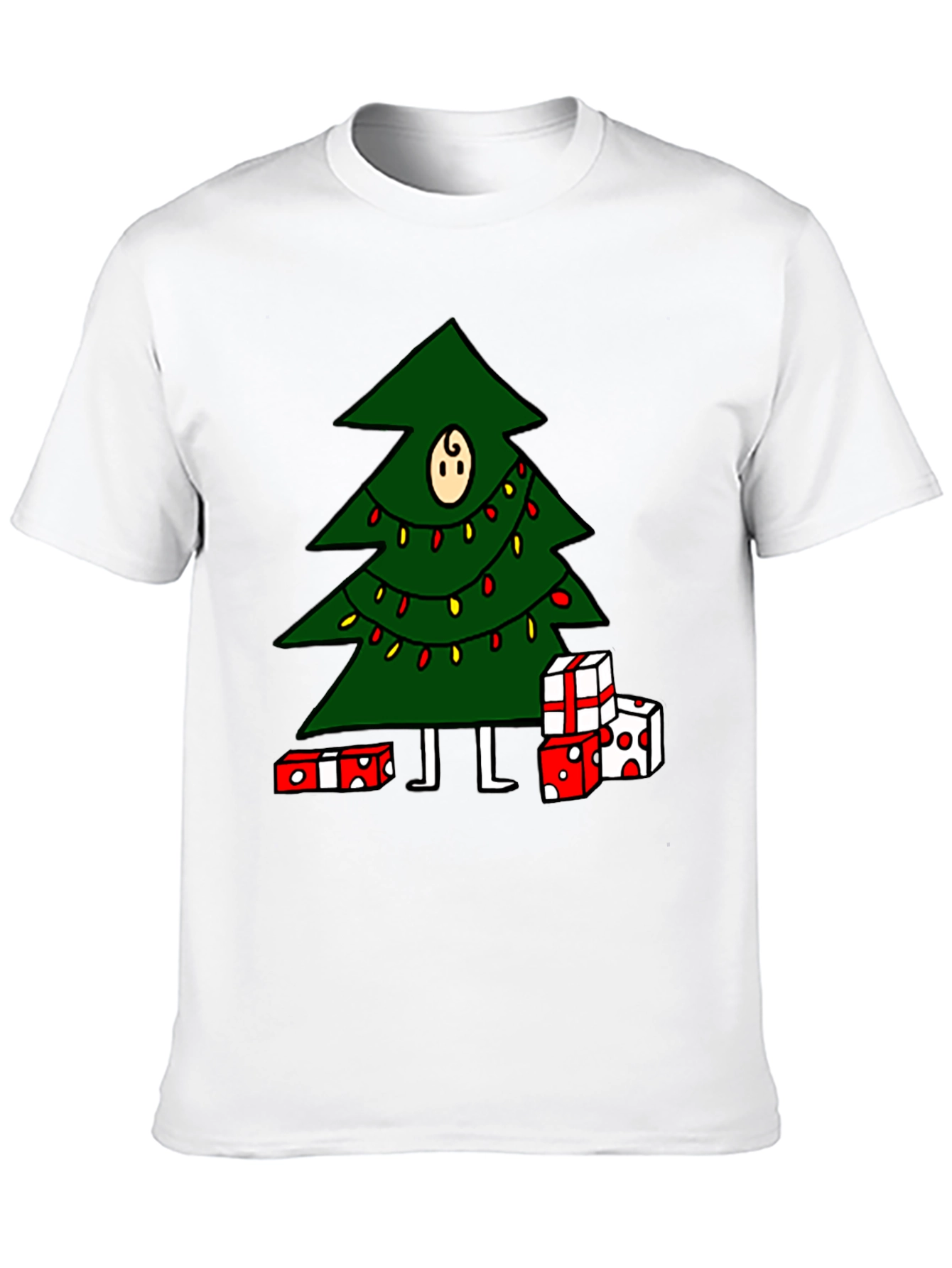Christmas Tree Graphic Tee - Holiday Fun!