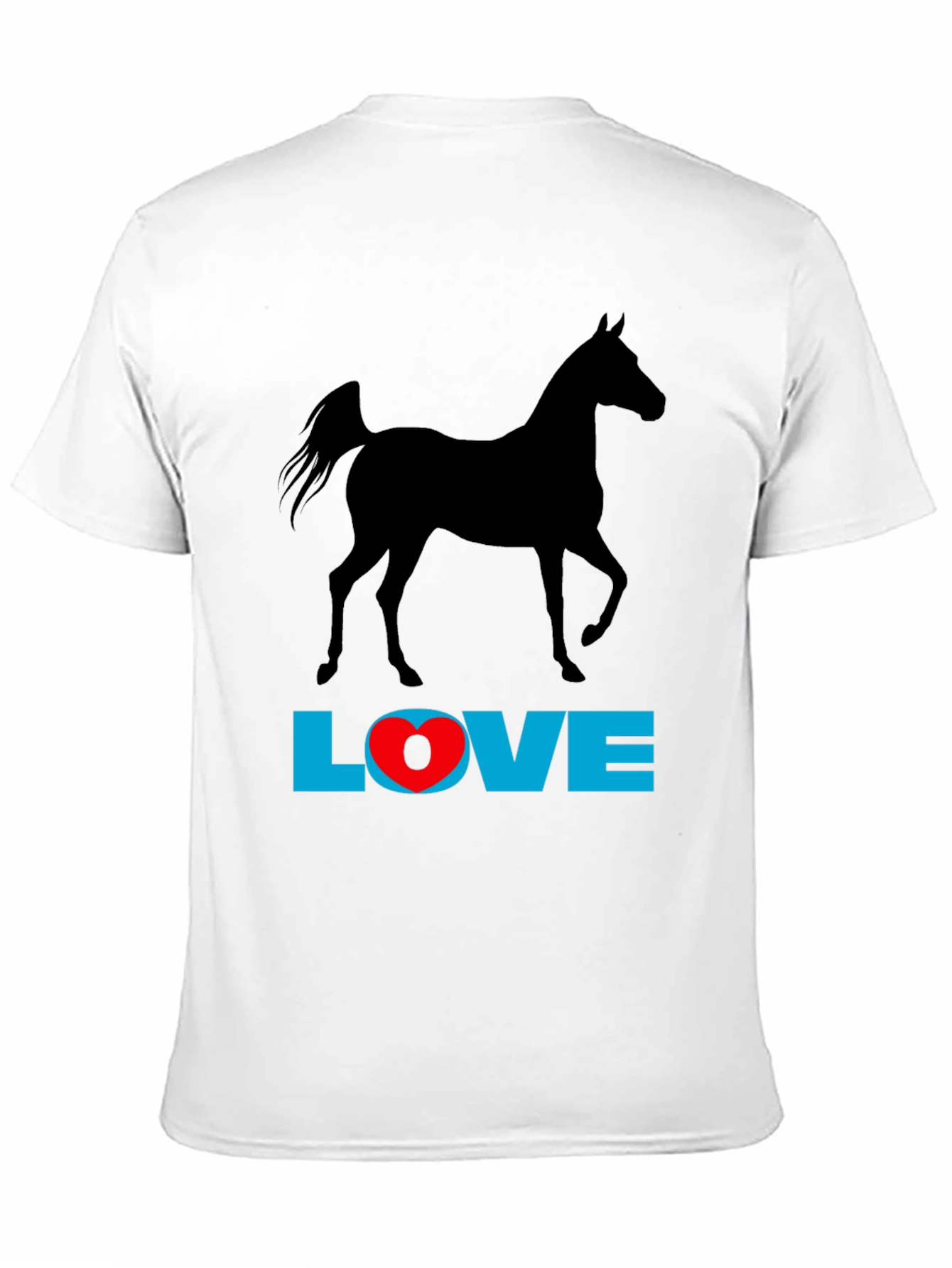 Horse Love Graphic Tee - Black