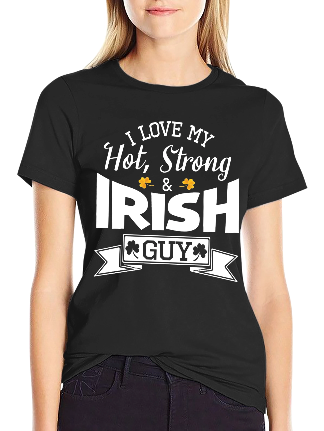 I Love My Hot Strong Irish Guy T-Shirt