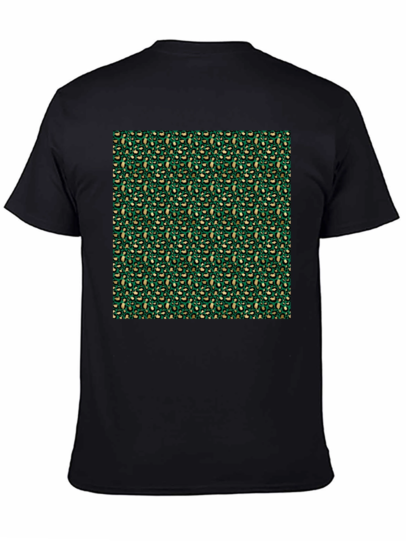 Green Leopard Print T-Shirt
