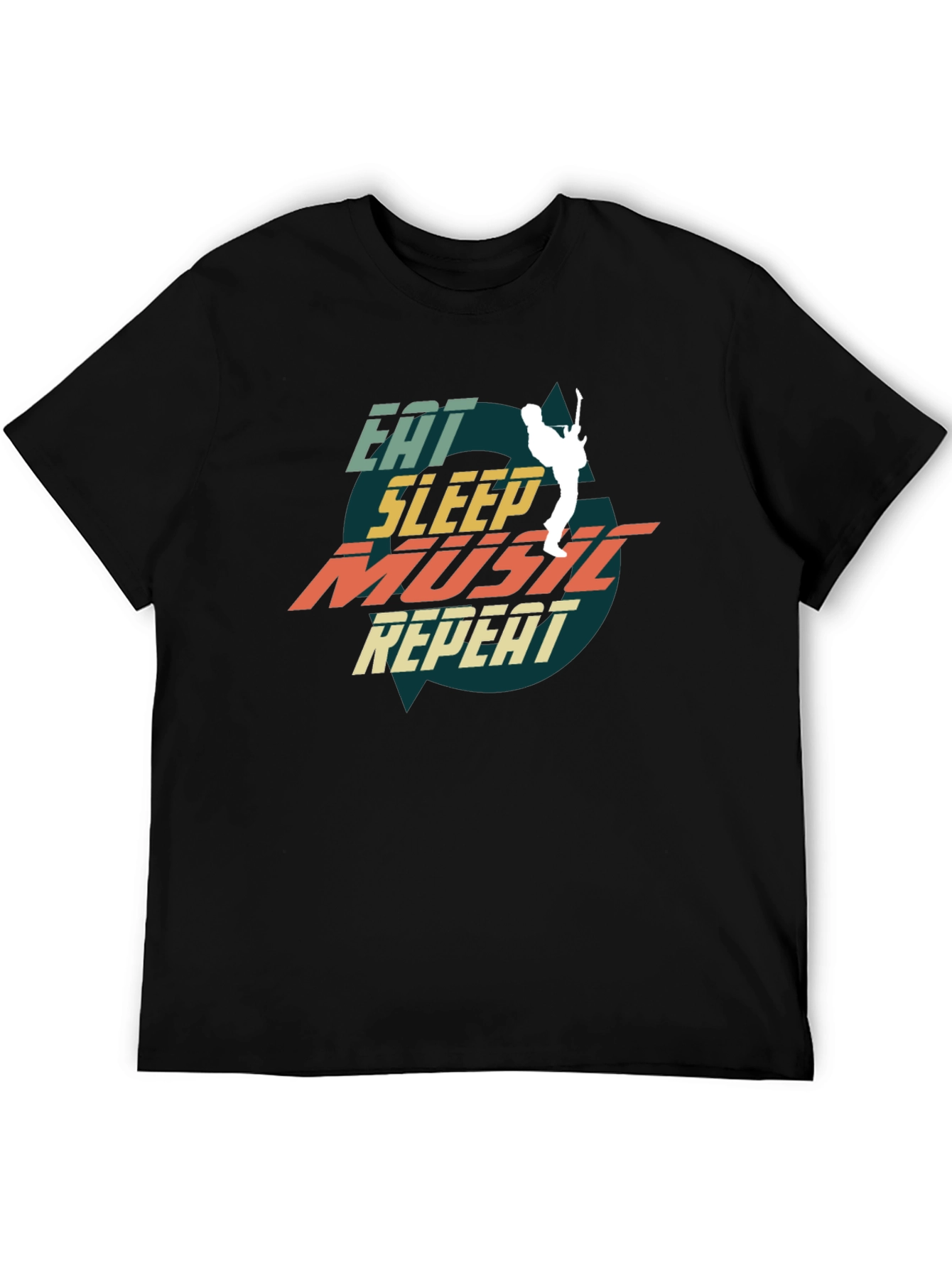 Eat Sleep Music Repeat Graphic Tee