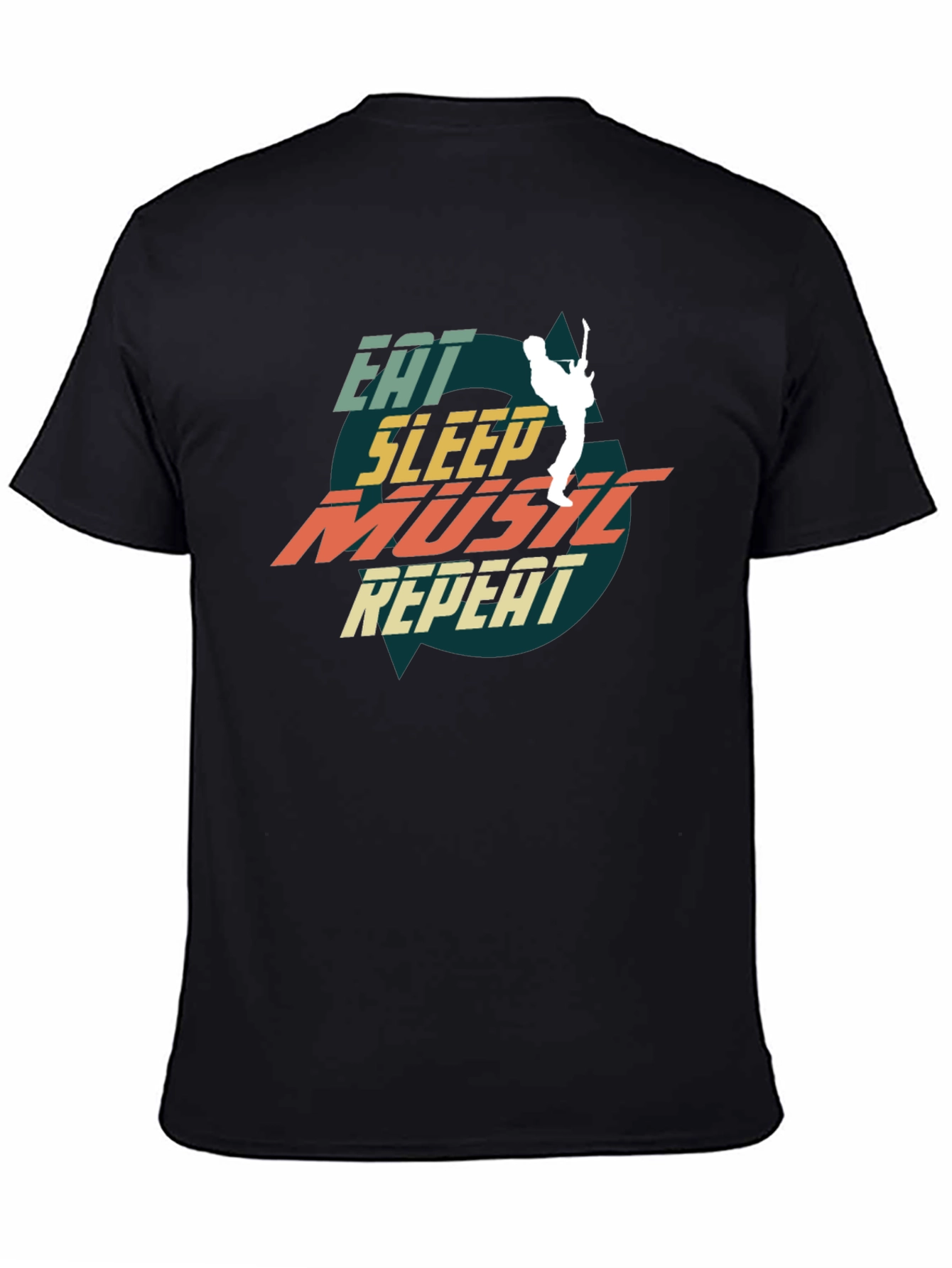 Eat Sleep Music Repeat Graphic Tee