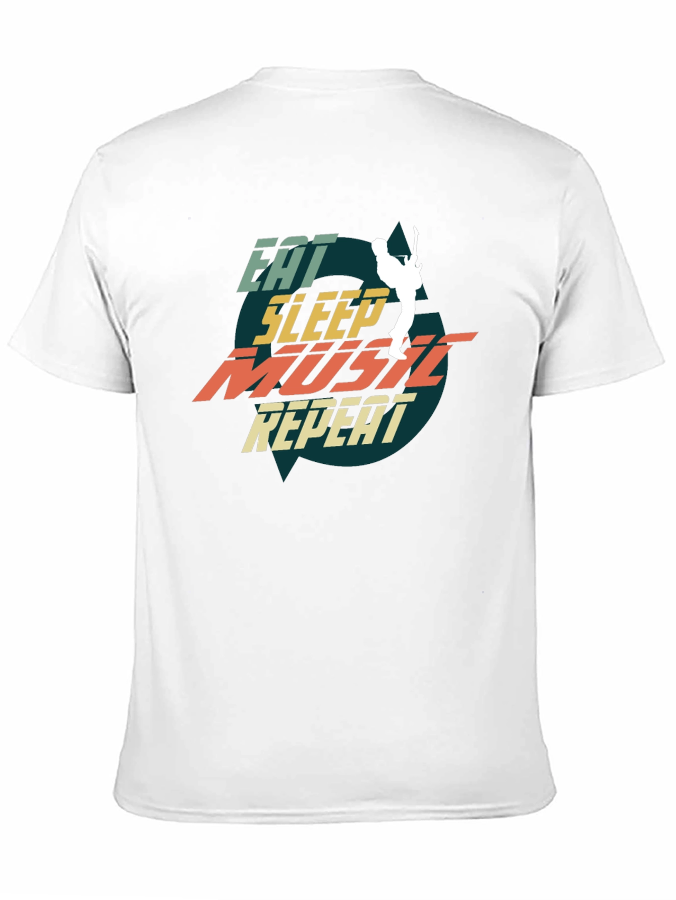 Eat Sleep Music Repeat Graphic Tee