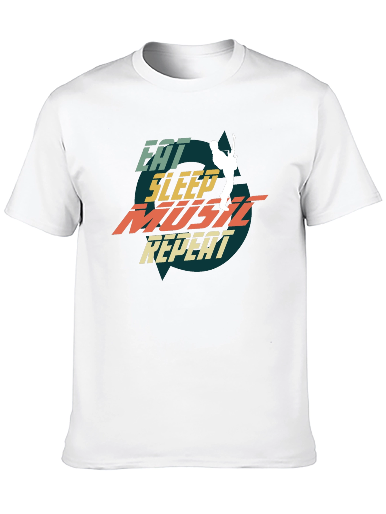 Eat Sleep Music Repeat Graphic Tee