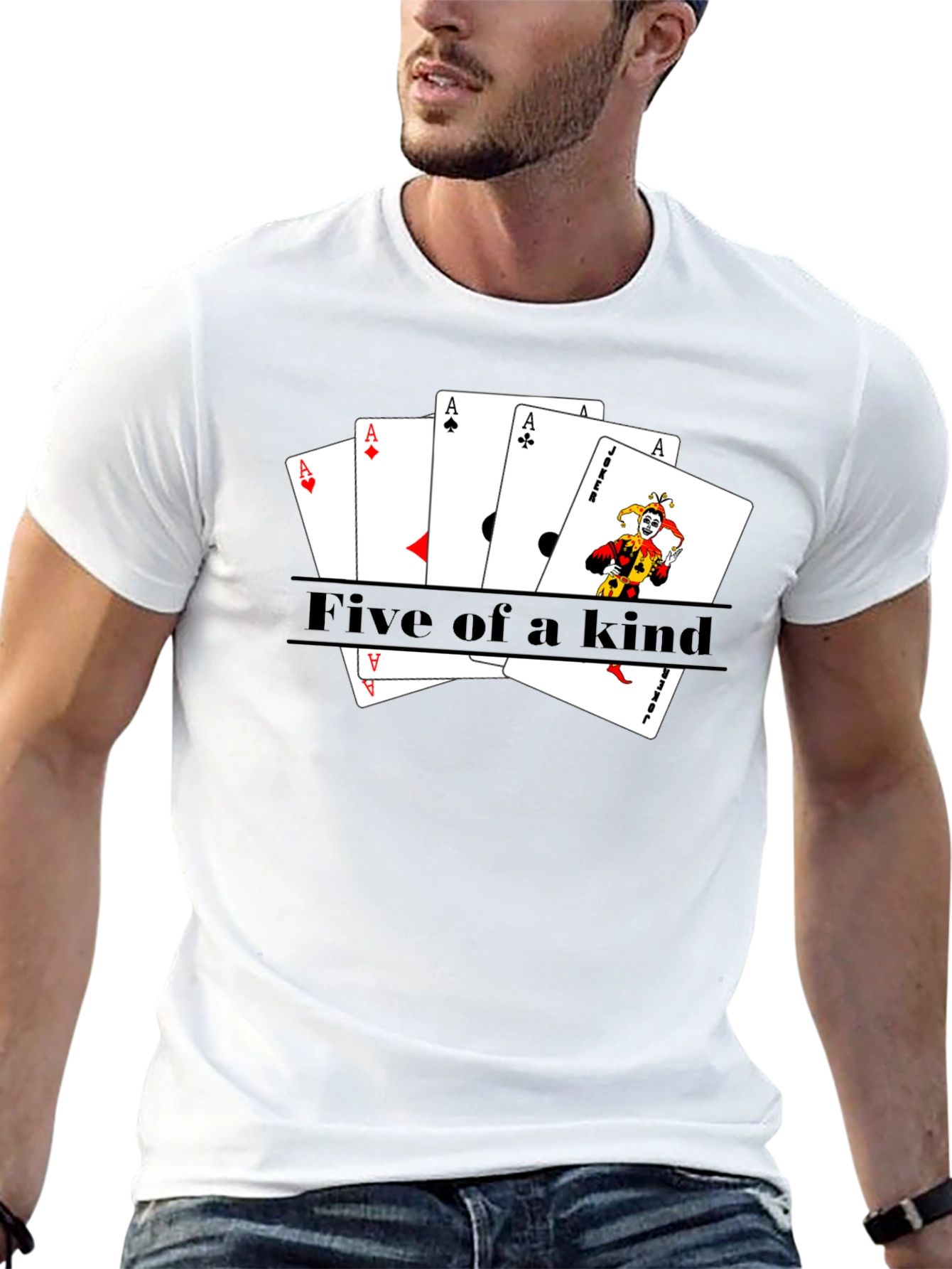 Five of a Kind Poker T-Shirt