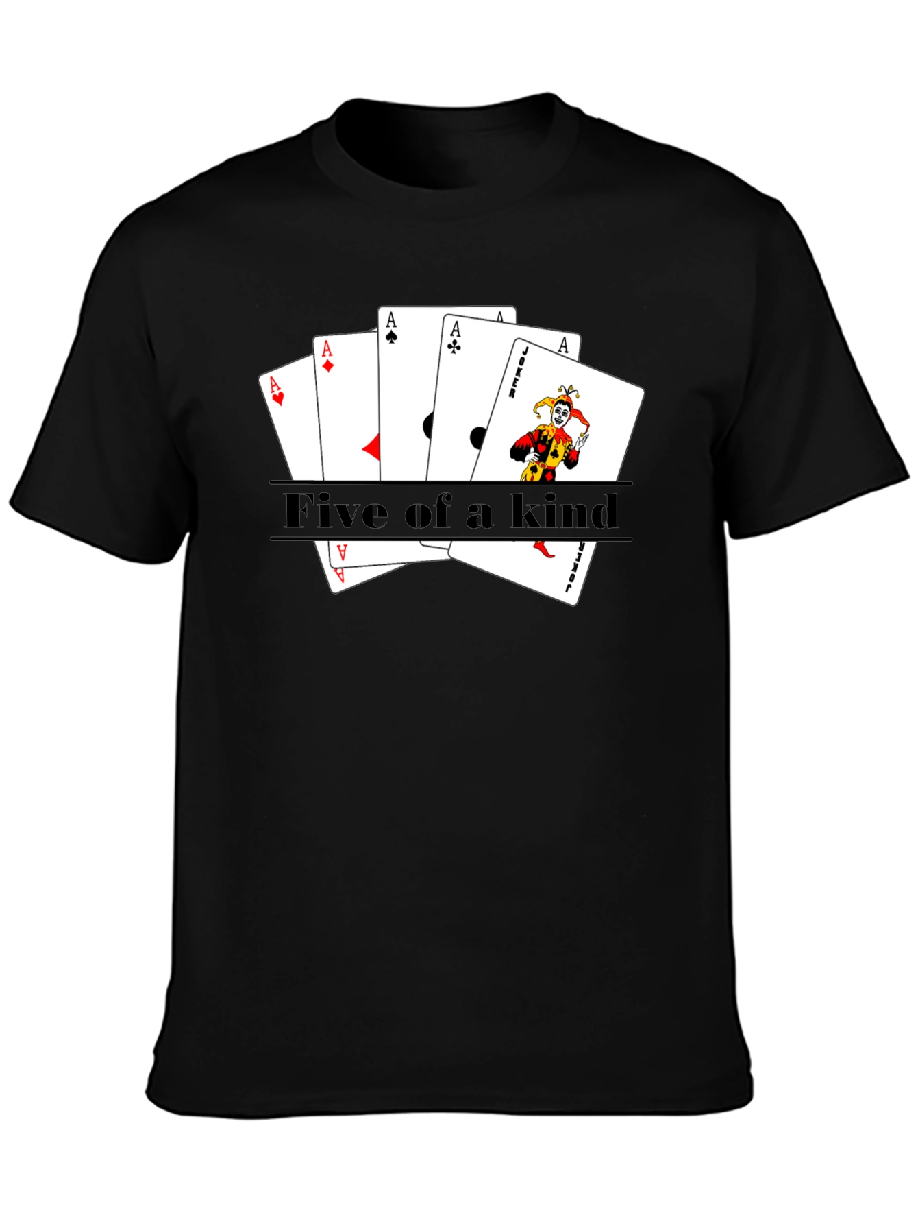 Five of a Kind Poker T-Shirt