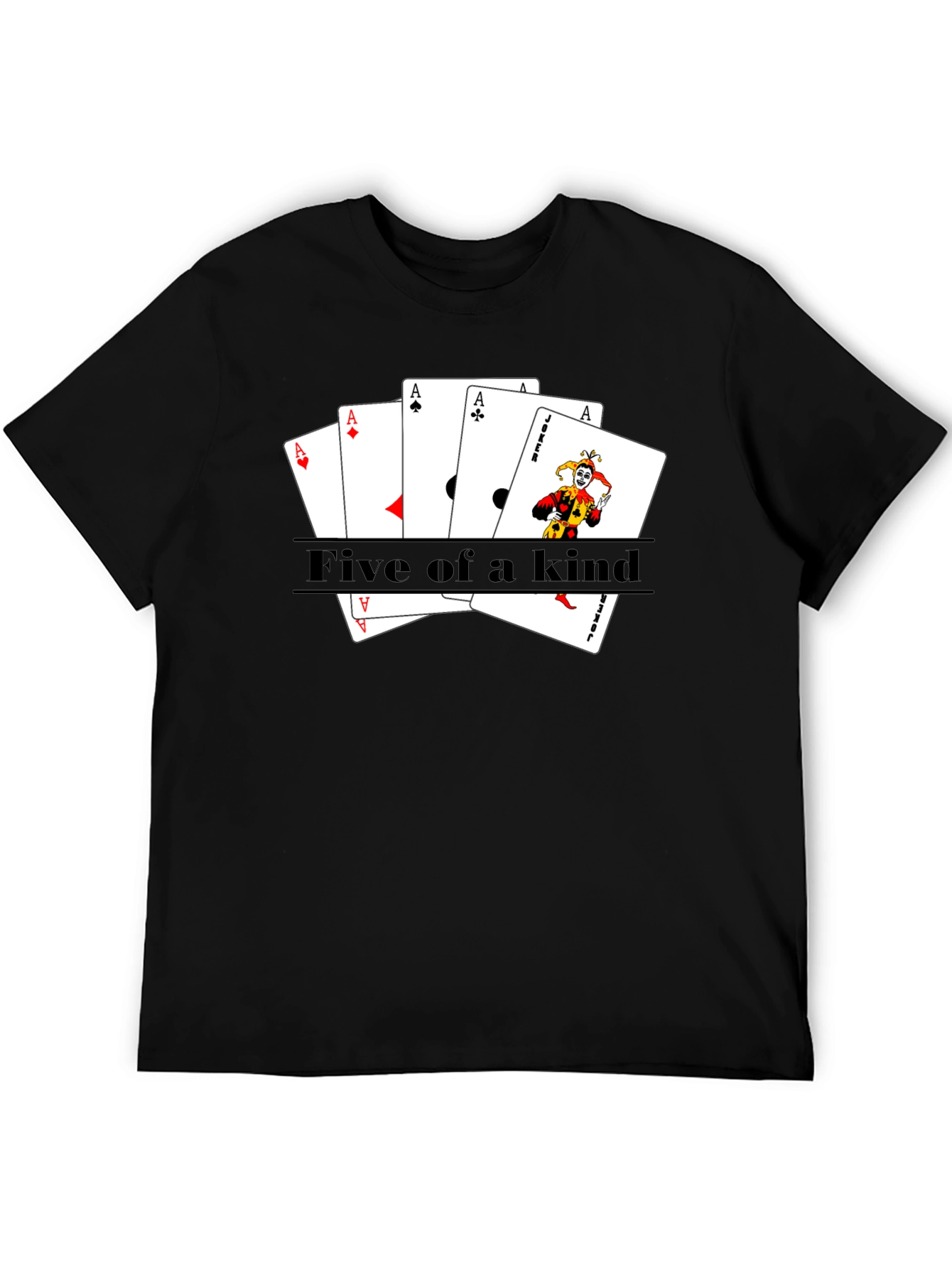 Five of a Kind Poker T-Shirt
