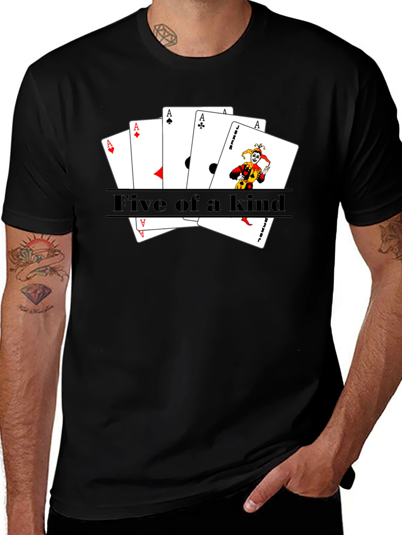Five of a Kind Poker T-Shirt