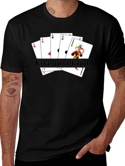 Five of a Kind Poker T-Shirt