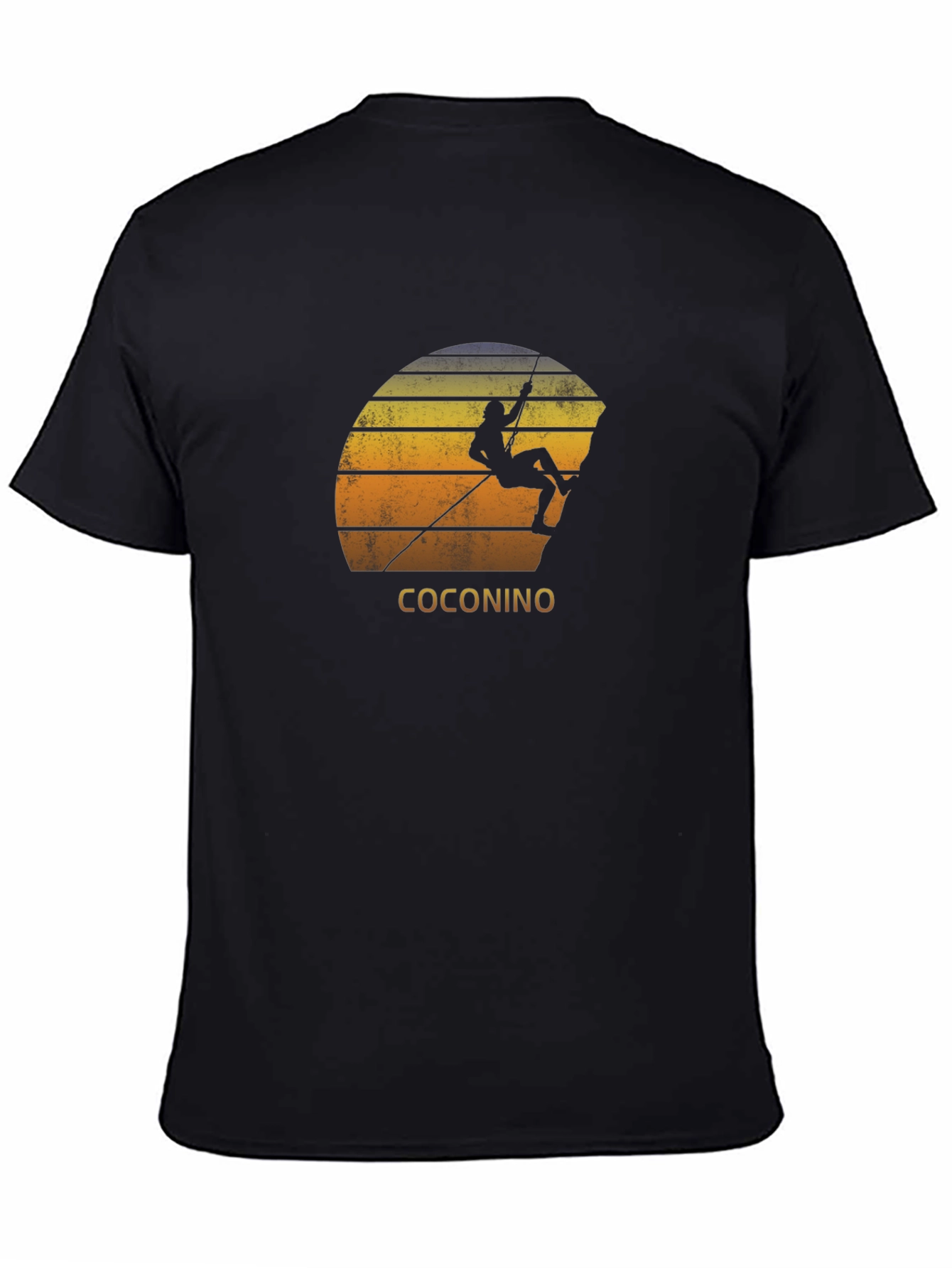Coconino Rock Climbing T-Shirt - Sunset Design