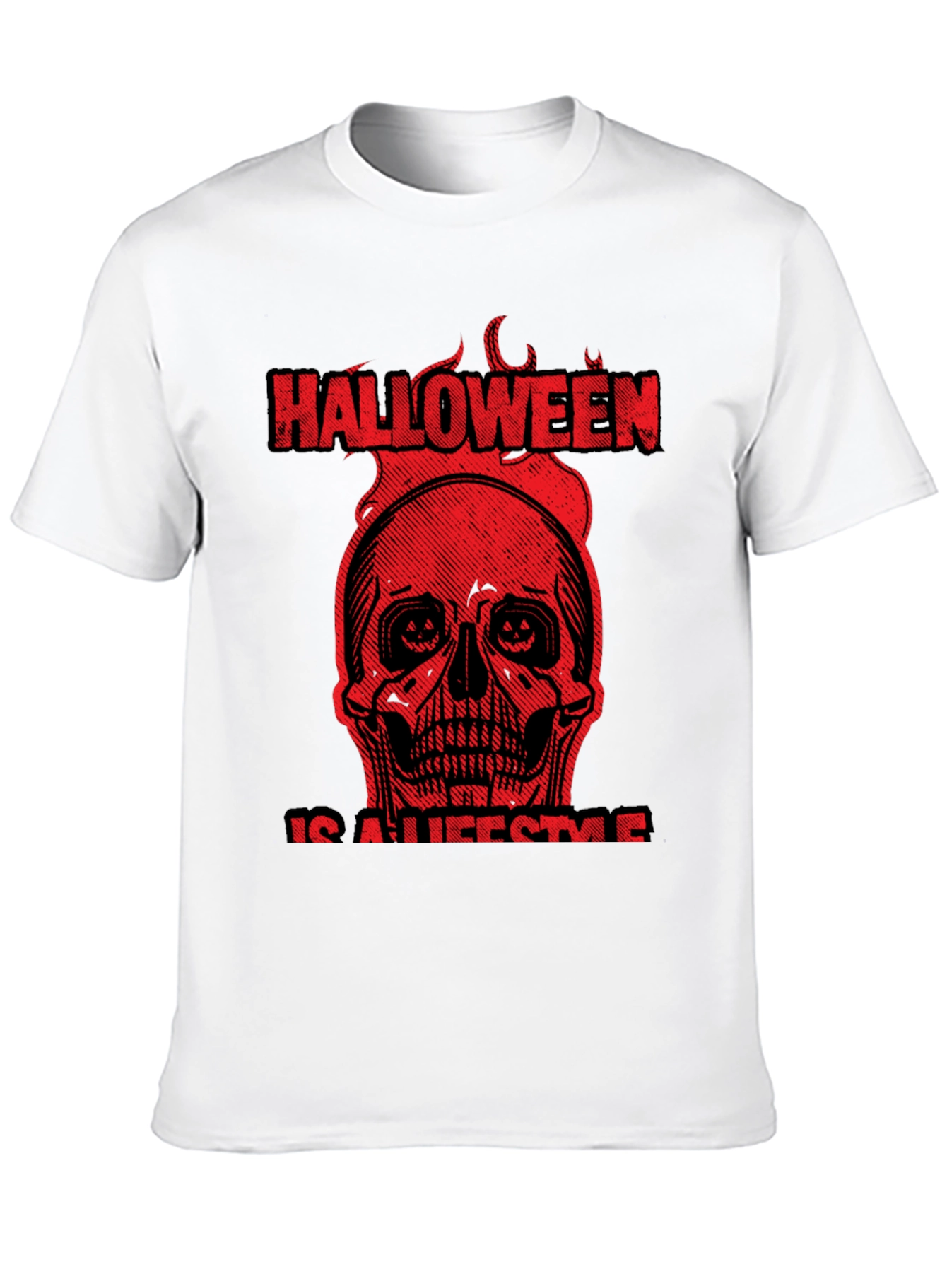 Halloween Lifestyle Graphic Tee - Black