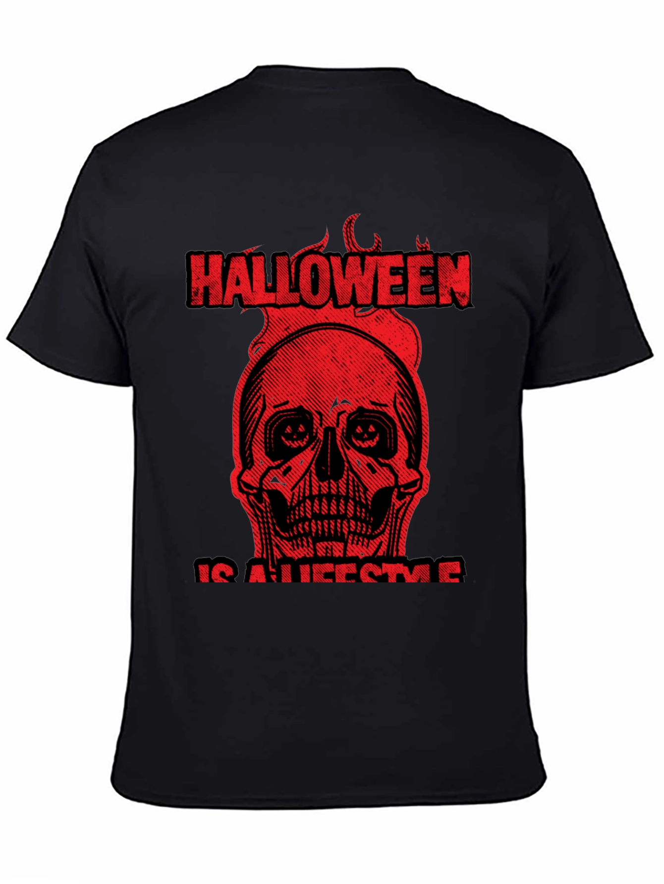 Halloween Lifestyle Graphic Tee - Black