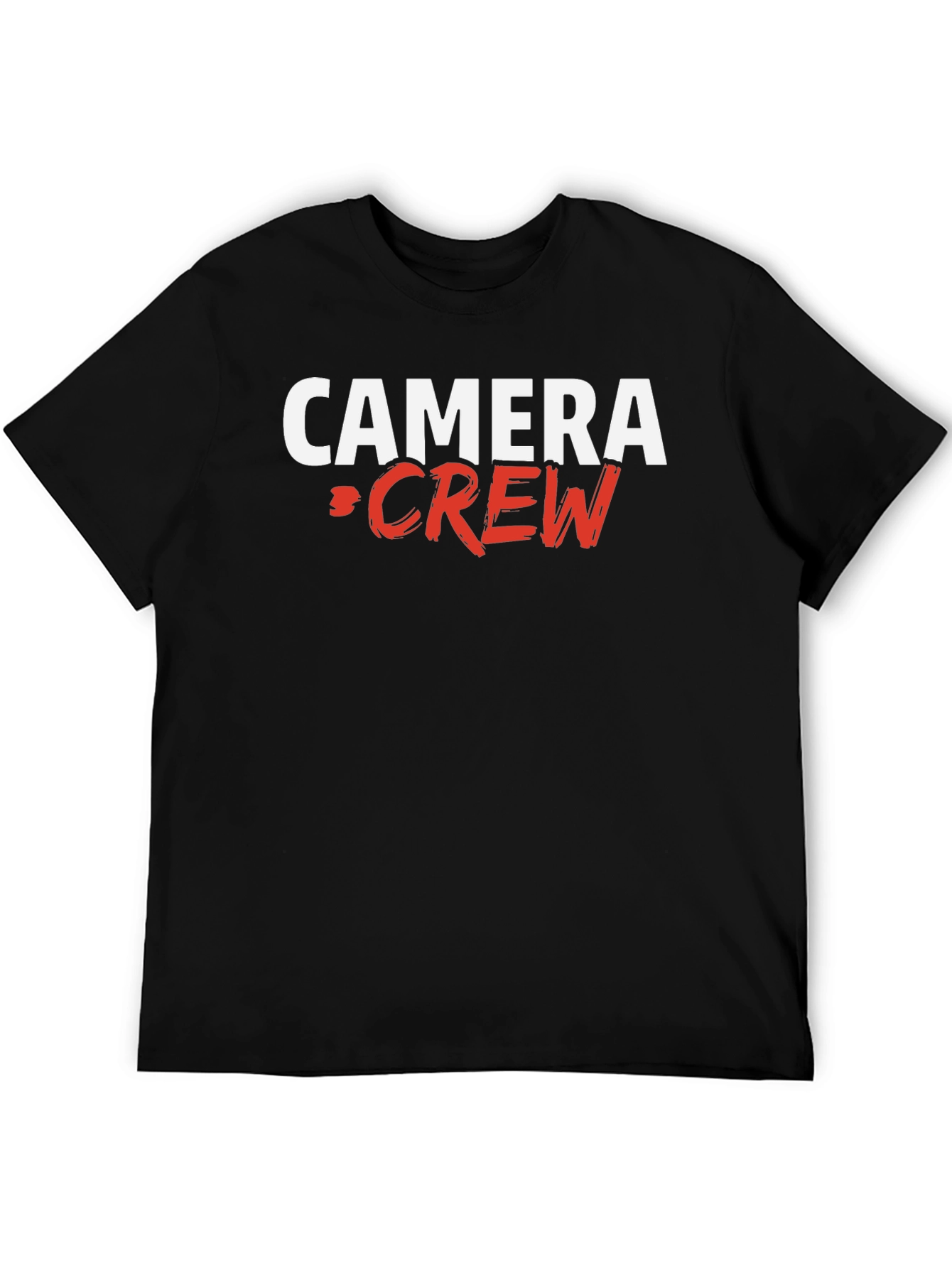 Camera Crew Graphic Tee - Black