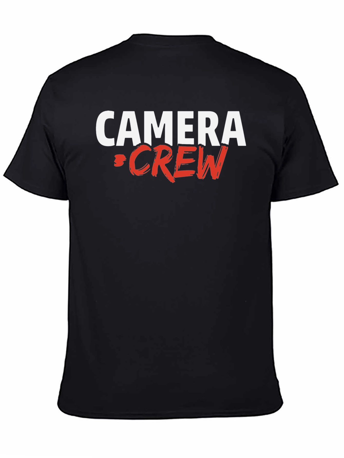 Camera Crew Graphic Tee - Black