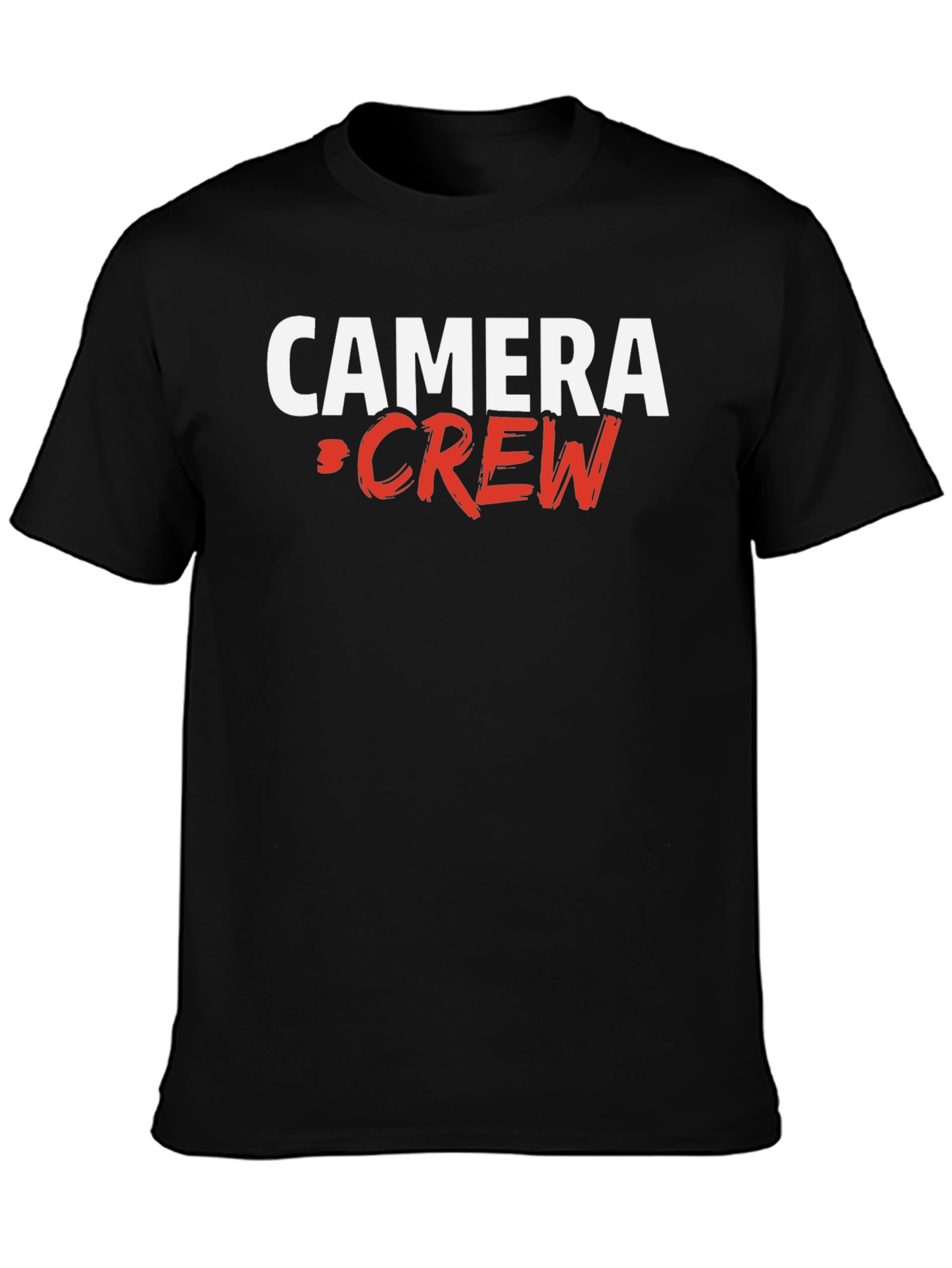 Camera Crew Graphic Tee - Black