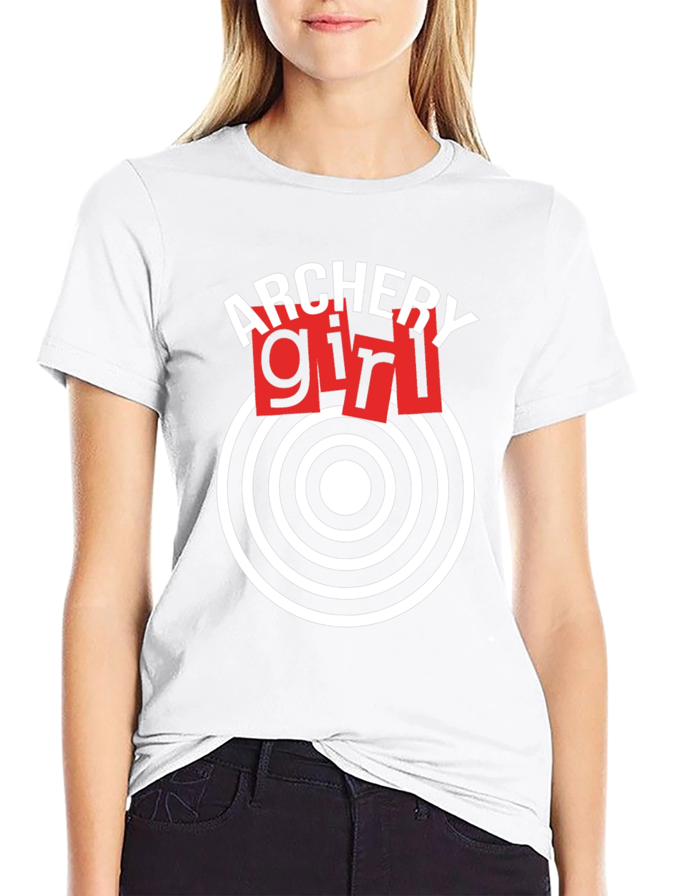 Archery Girl Target T-Shirt