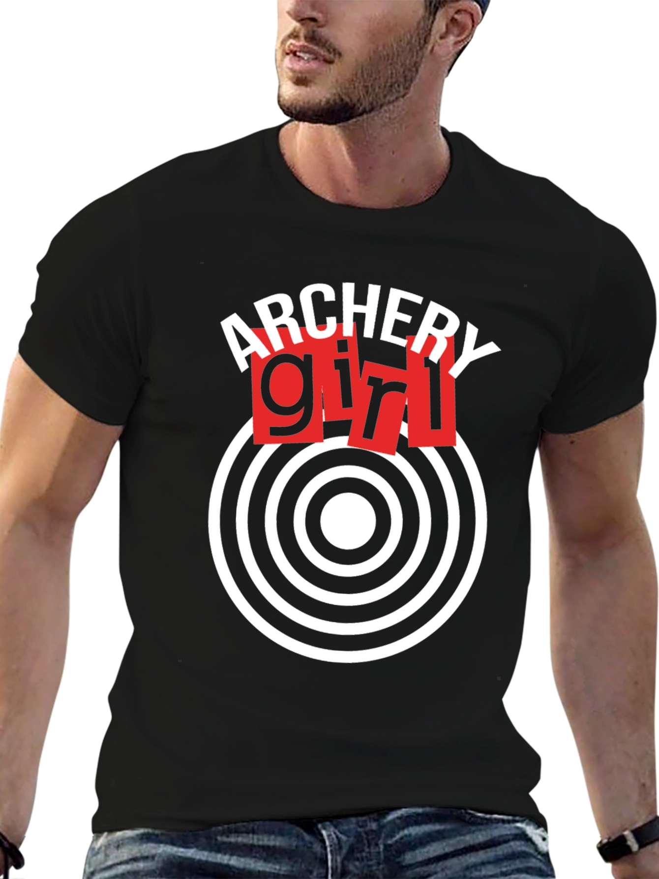 Archery Girl Target T-Shirt
