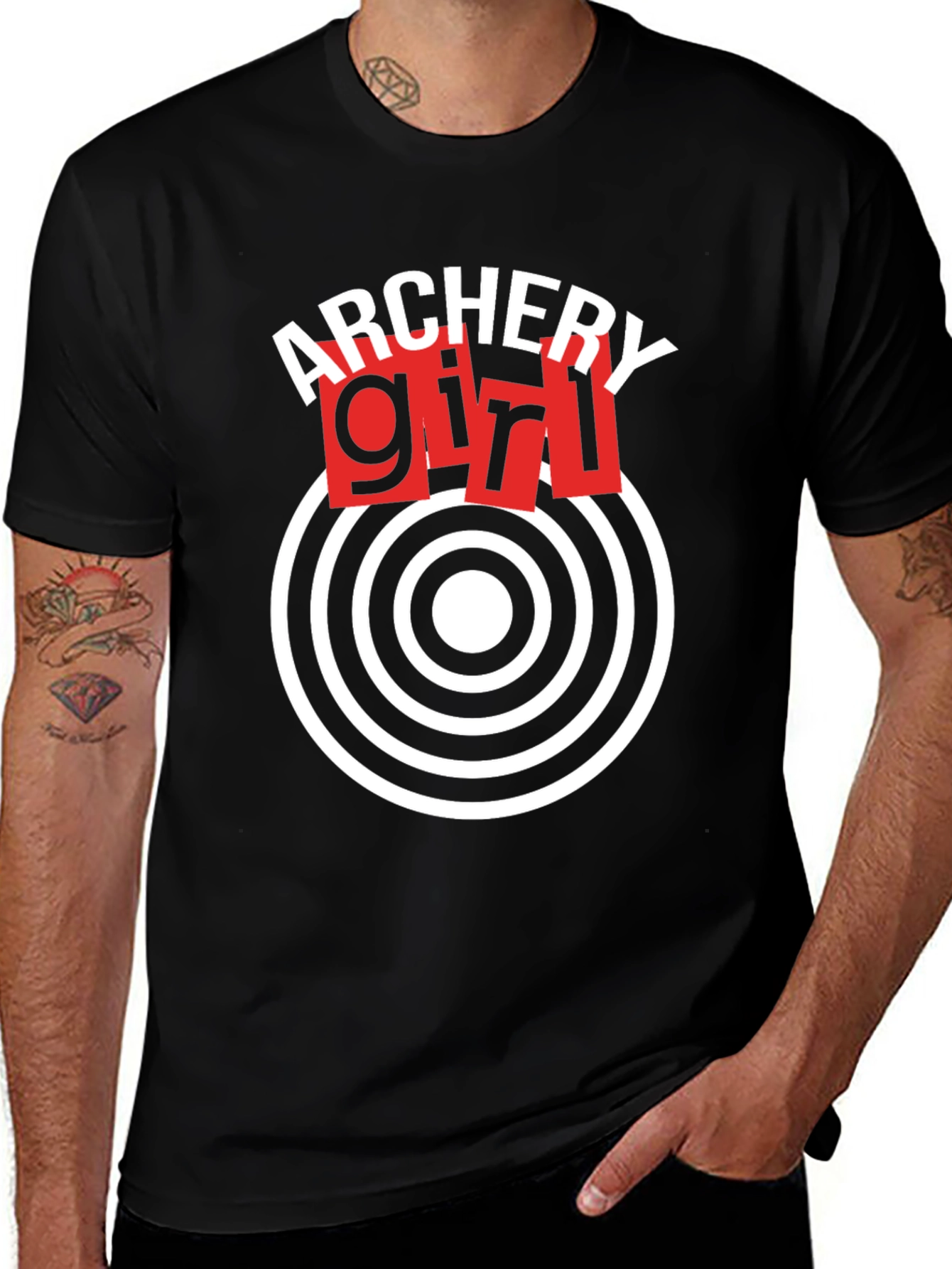 Archery Girl Target T-Shirt